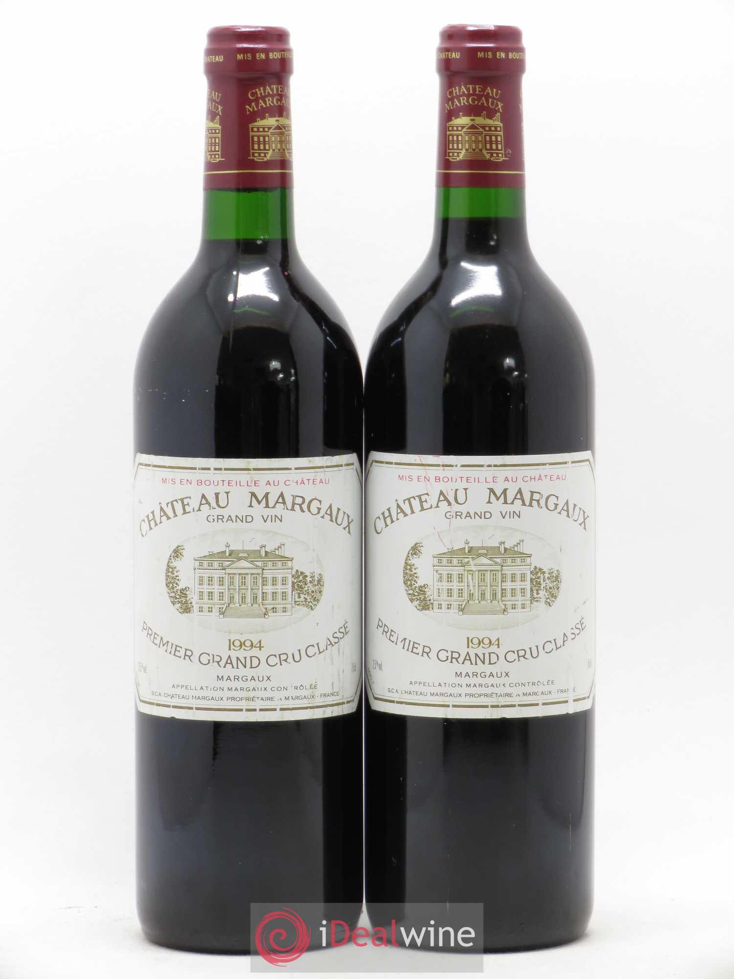 Château Margaux 1er Grand Cru Classé 1994 - Lot de 2 bouteilles - 0