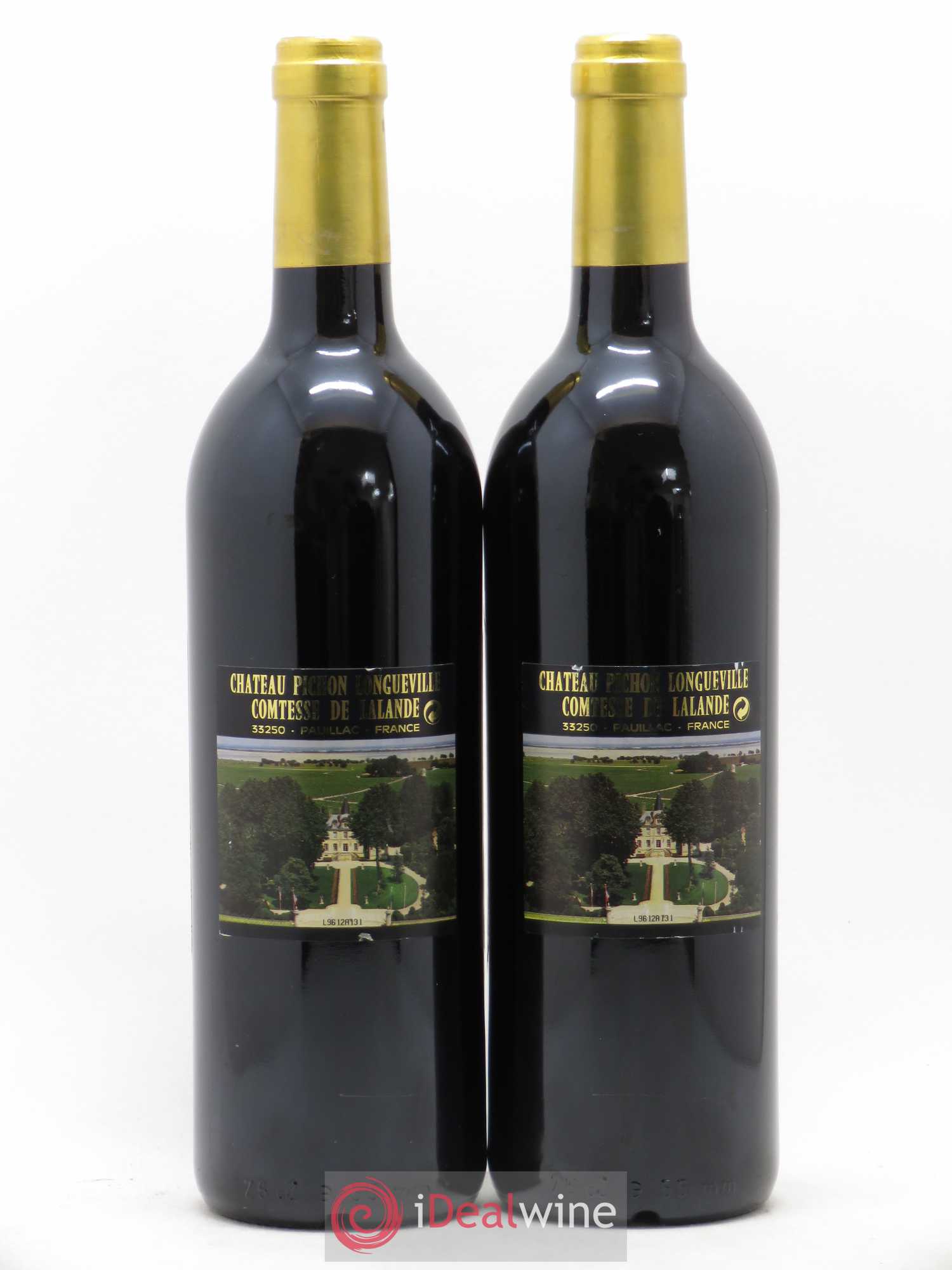 Château Pichon Longueville Comtesse de Lalande 2ème Grand Cru Classé 1996 - Lot de 2 bouteilles - 1