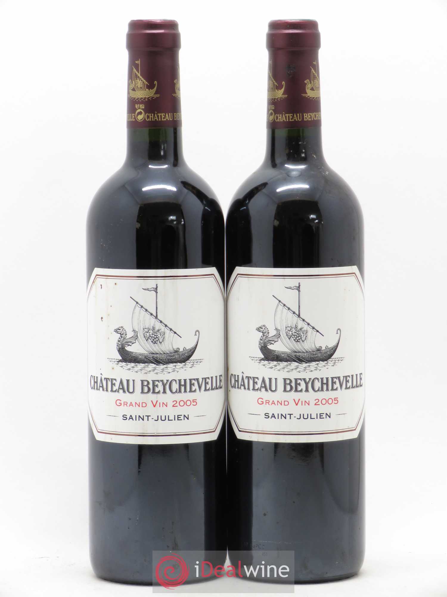 Château Beychevelle 4ème Grand Cru Classé 2005 - Lot de 2 bouteilles - 0
