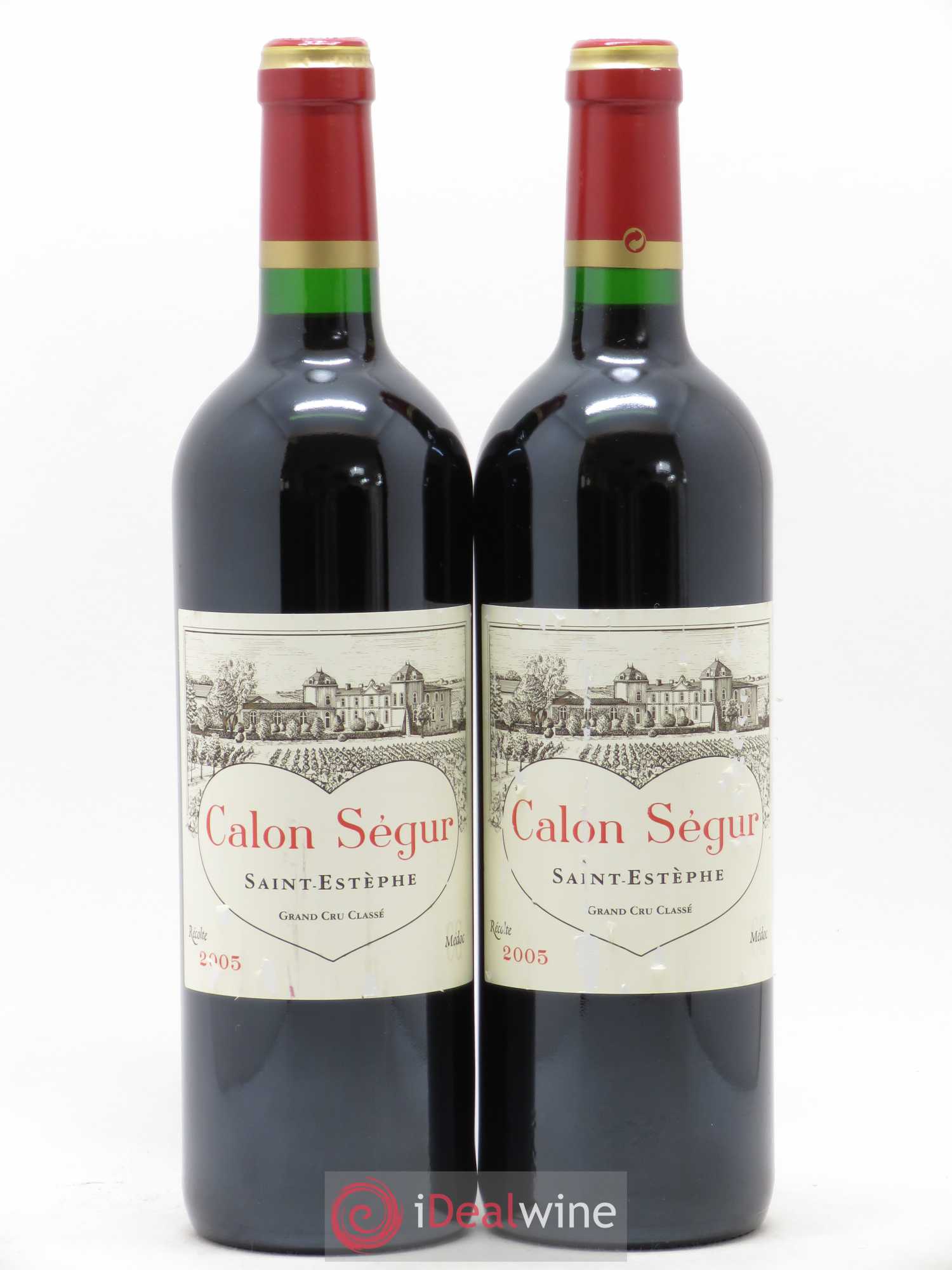 Château Calon Ségur 3ème Grand Cru Classé 2005 - Lot de 2 bouteilles - 0