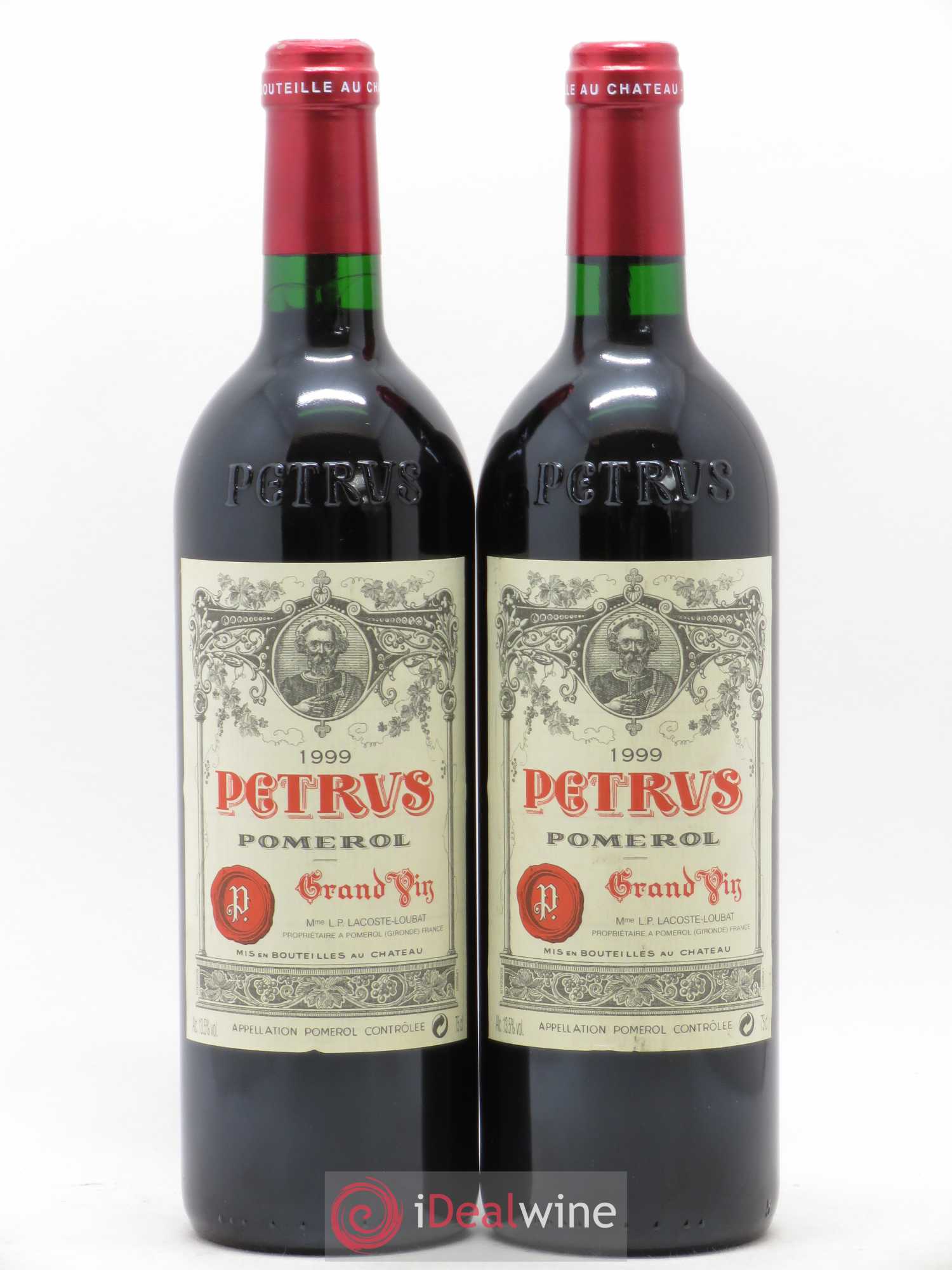 Petrus 1999 - Lot de 2 bouteilles - 0