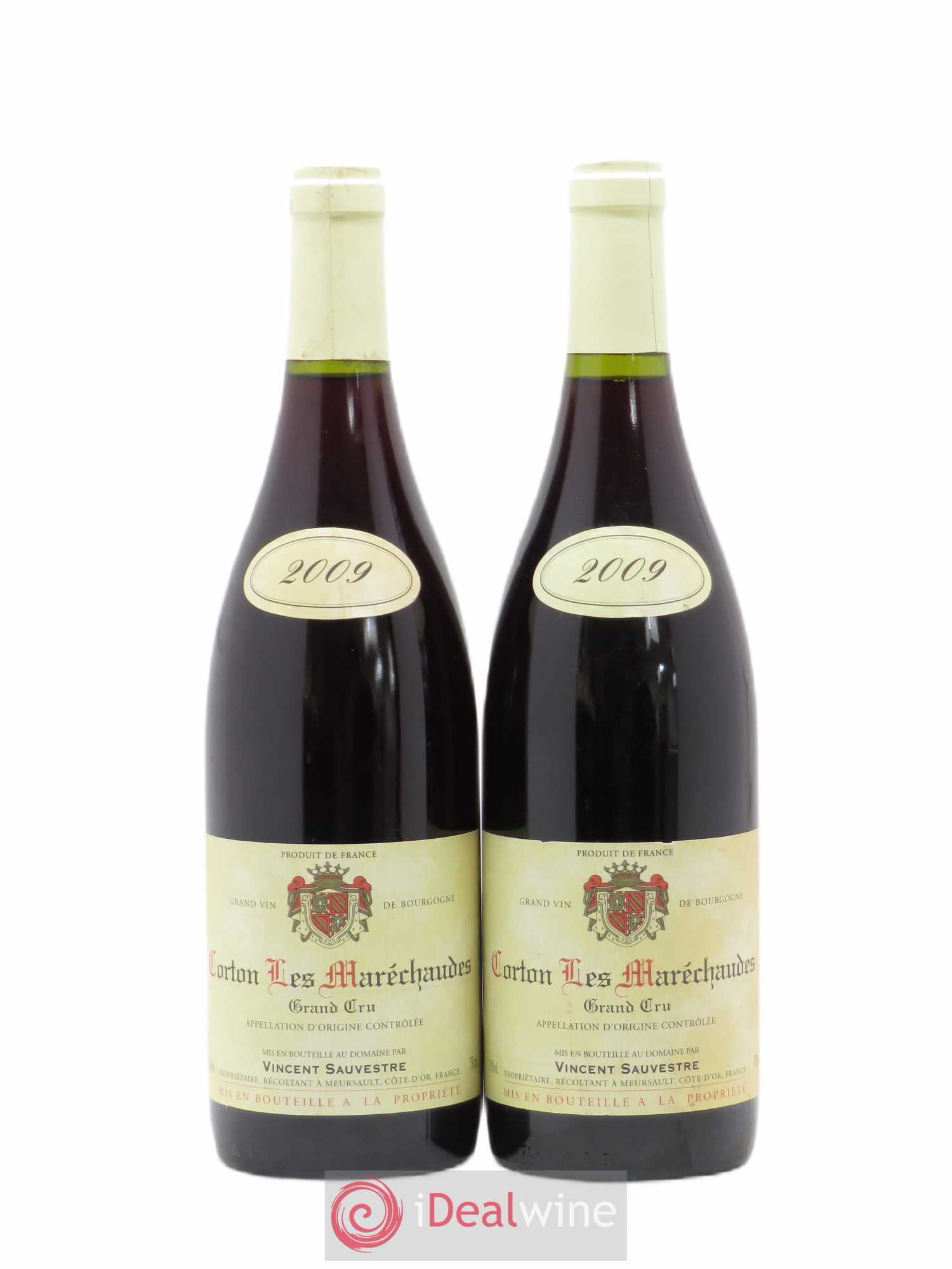 Corton Grand Cru Les Maréchaudes Sauvestre 2009 - Posten von 2 Flaschen - 0