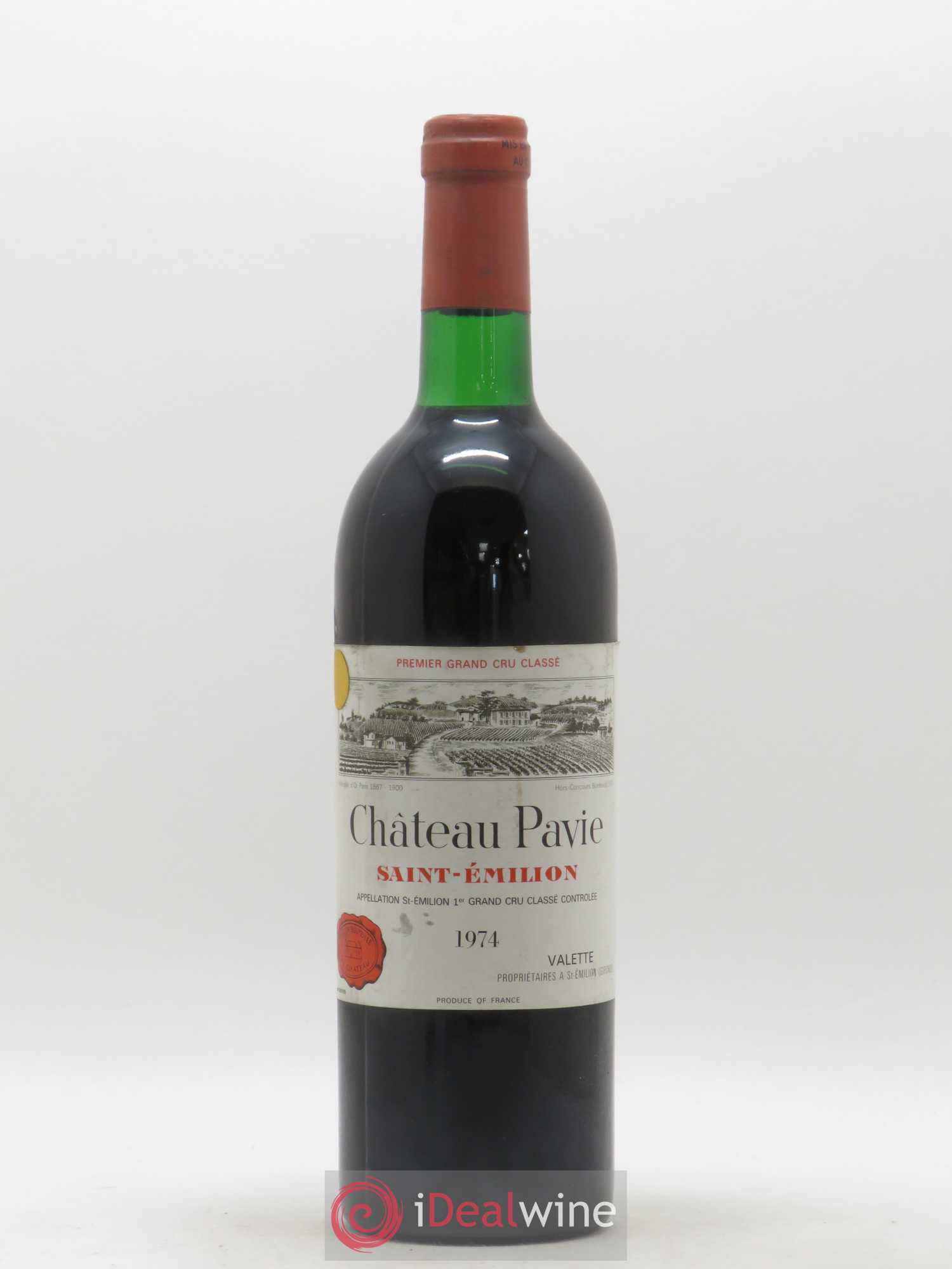 Château Pavie 1er Grand Cru Classé A 1974 - Lot de 1 bouteille - 0