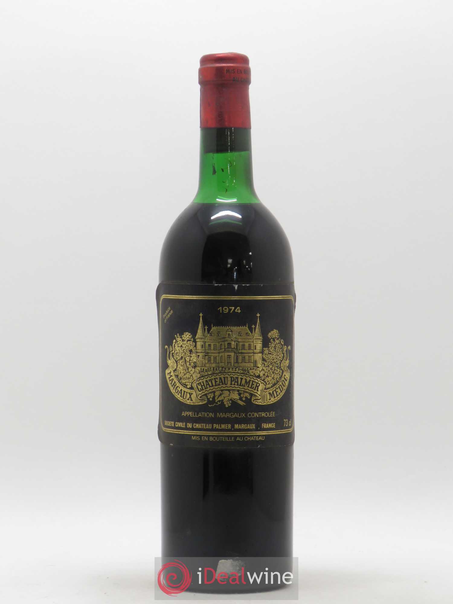 Château Palmer 3ème Grand Cru Classé 1974 - Lot de 1 bouteille - 0
