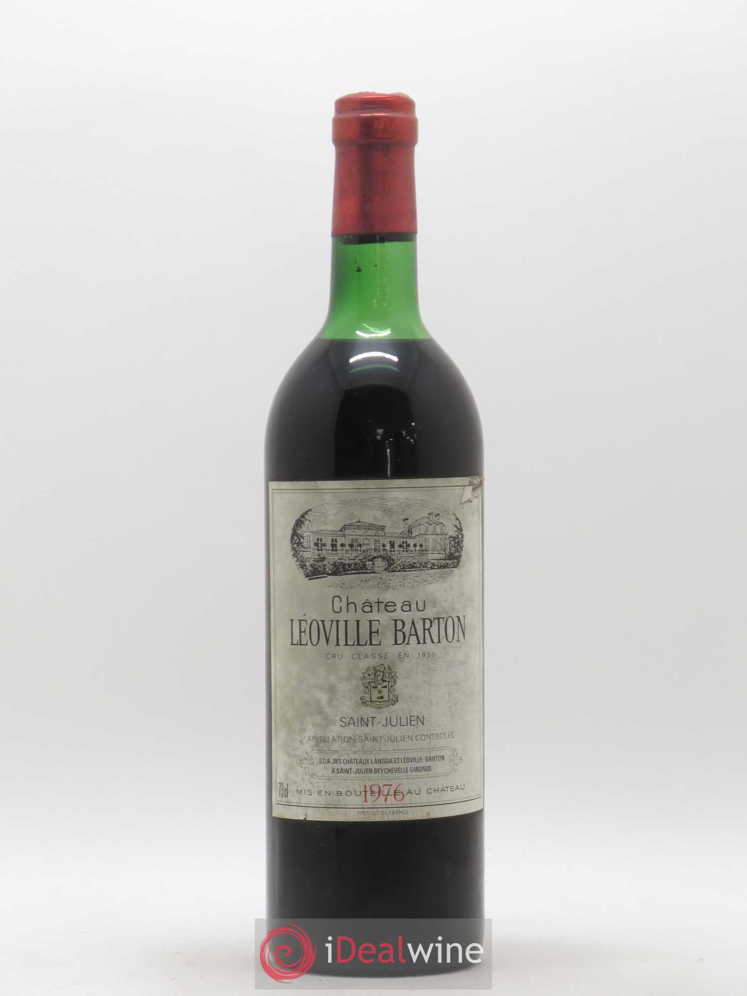Château Léoville Barton 2ème Grand Cru Classé 1976 - Lot de 1 bouteille - 0