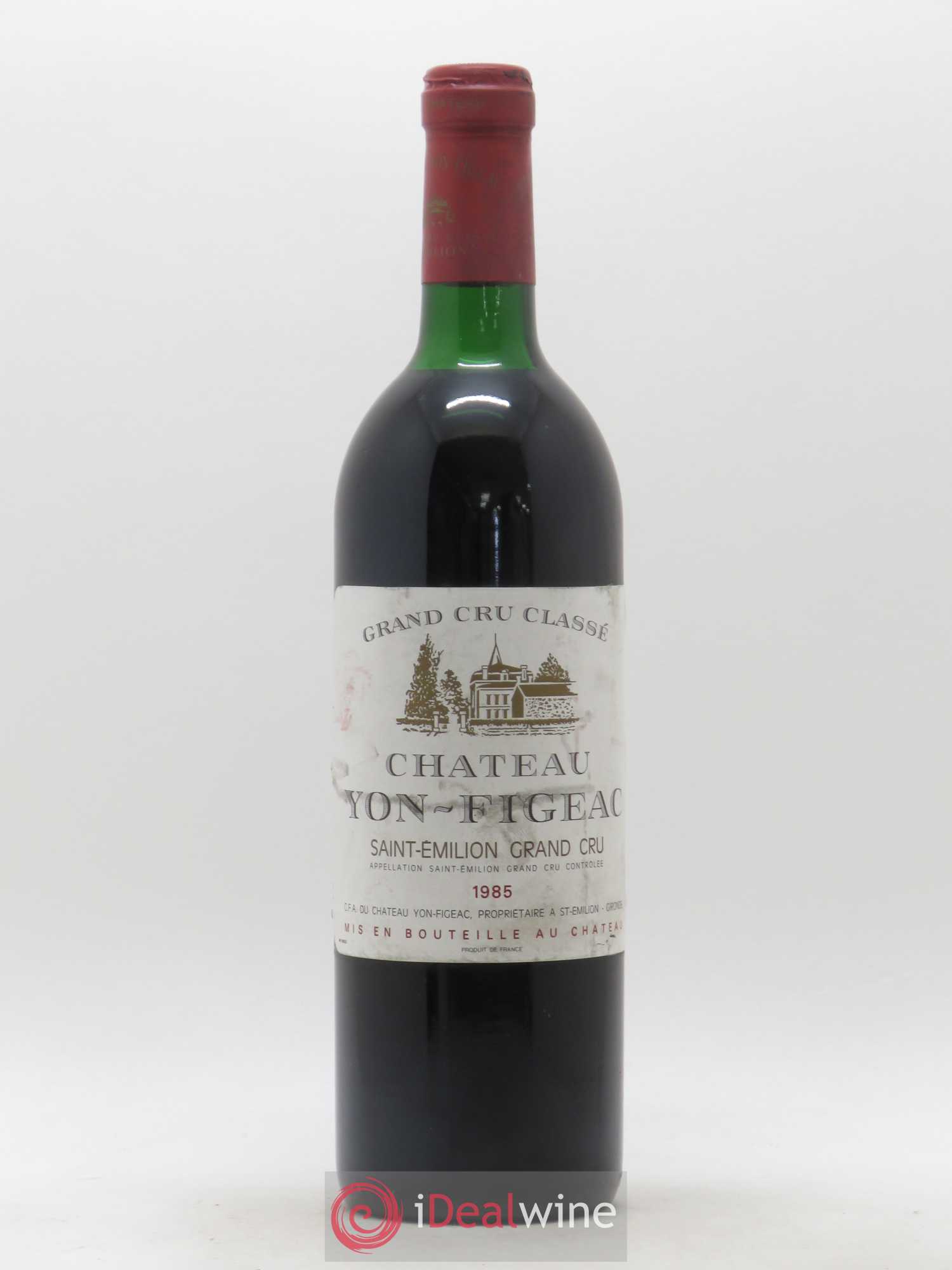 Château Yon Figeac Grand Cru Classé 1985 - Lot de 1 bouteille - 0