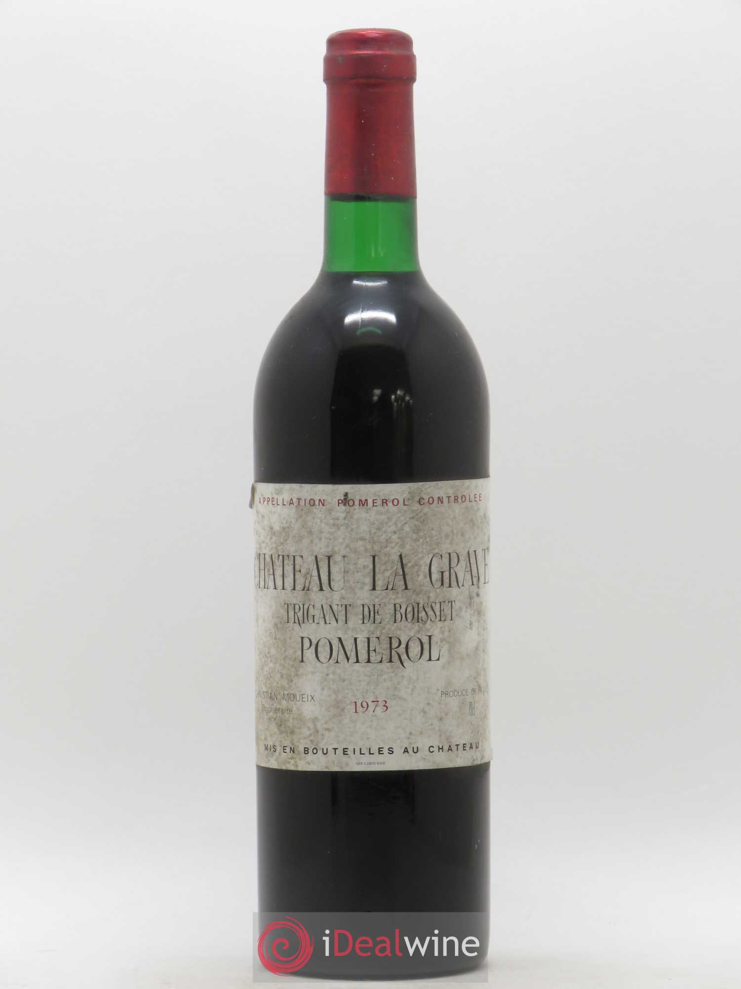 Château La Grave à Pomerol (Trigant de Boisset) 1973 - Lot de 1 bouteille - 0
