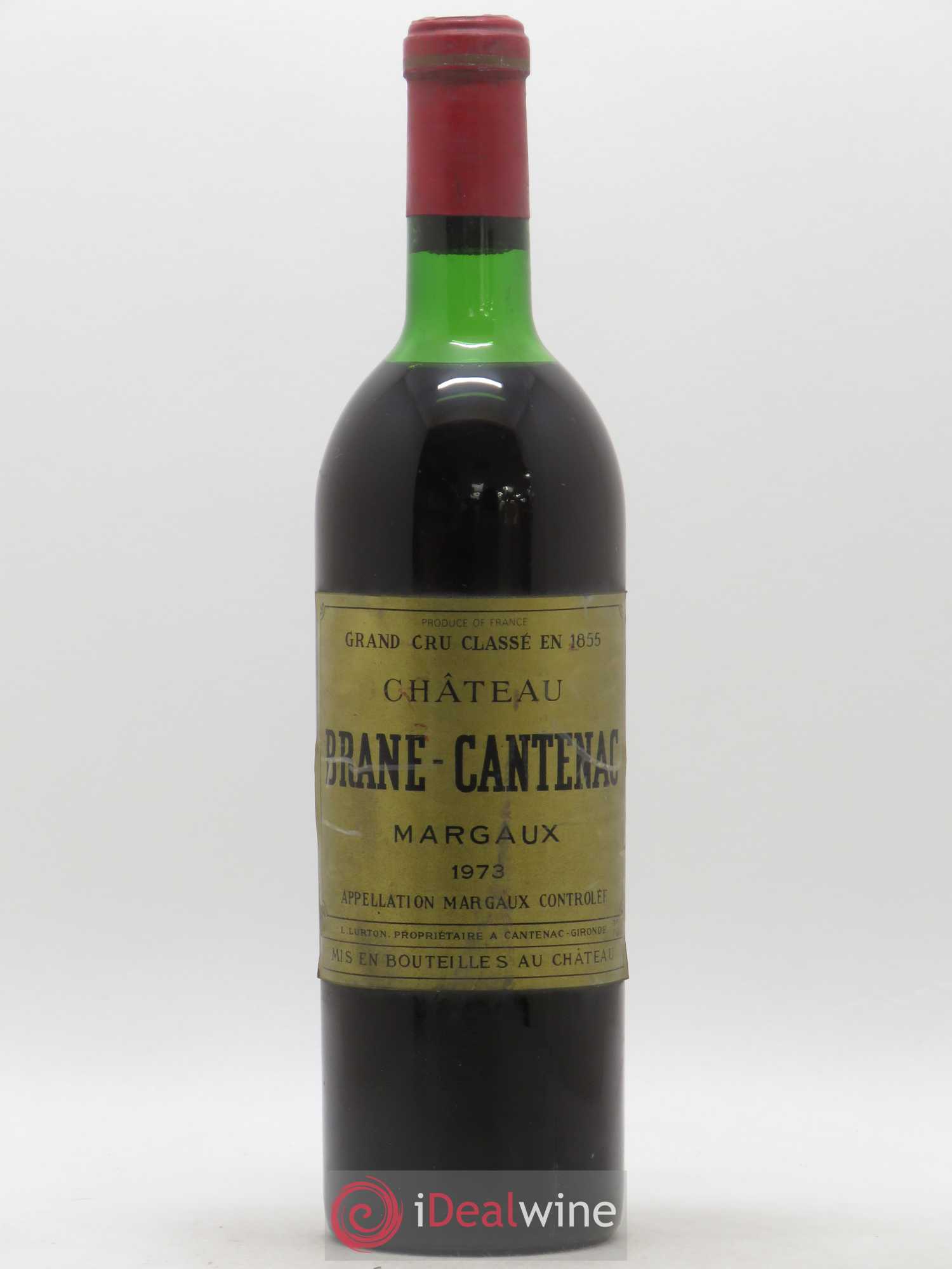 Château Brane Cantenac 2ème Grand Cru Classé 1973 - Lot de 1 bouteille - 0
