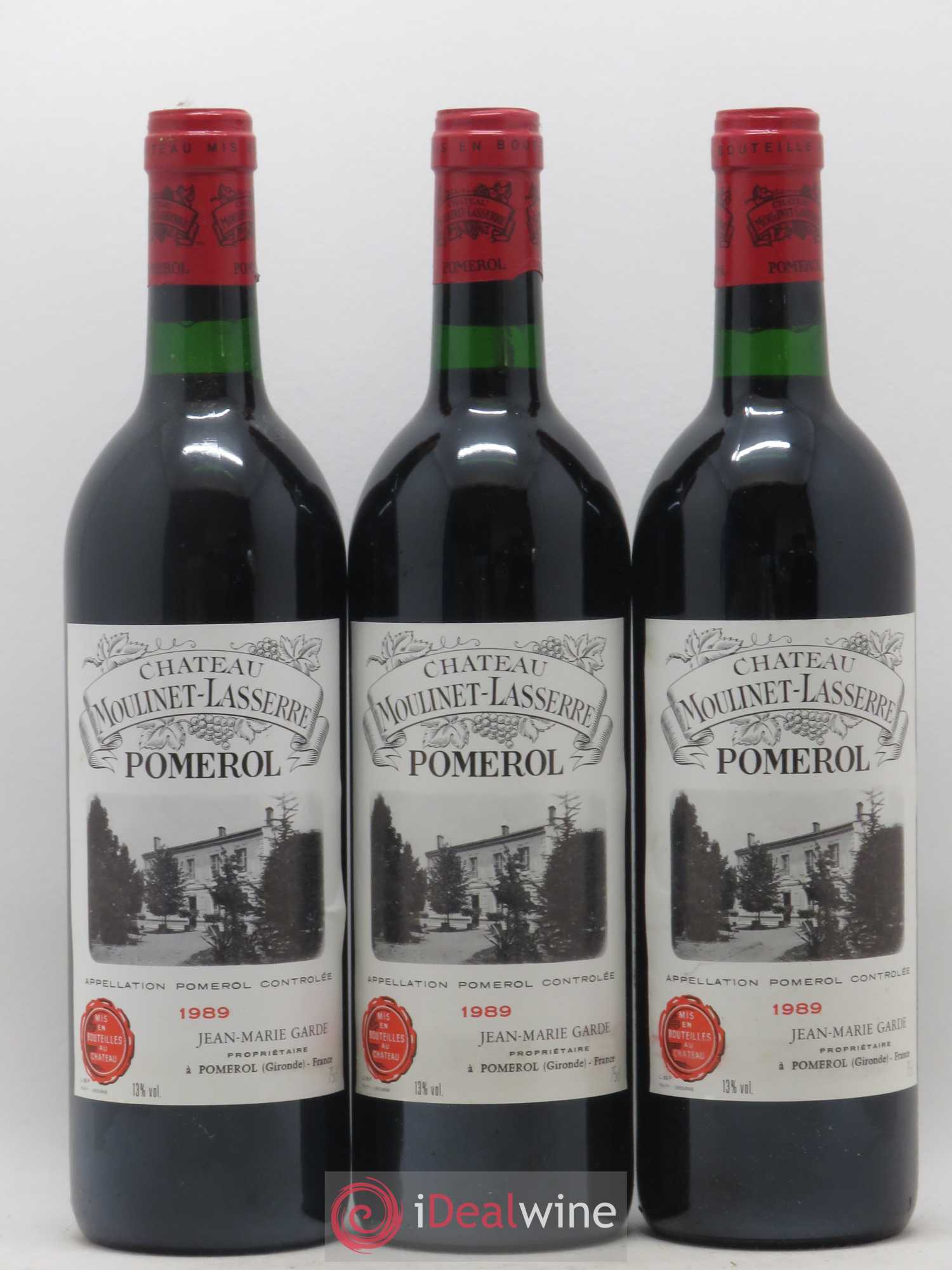 Château Moulinet Lasserre 1989 - Lot de 12 bouteilles - 4