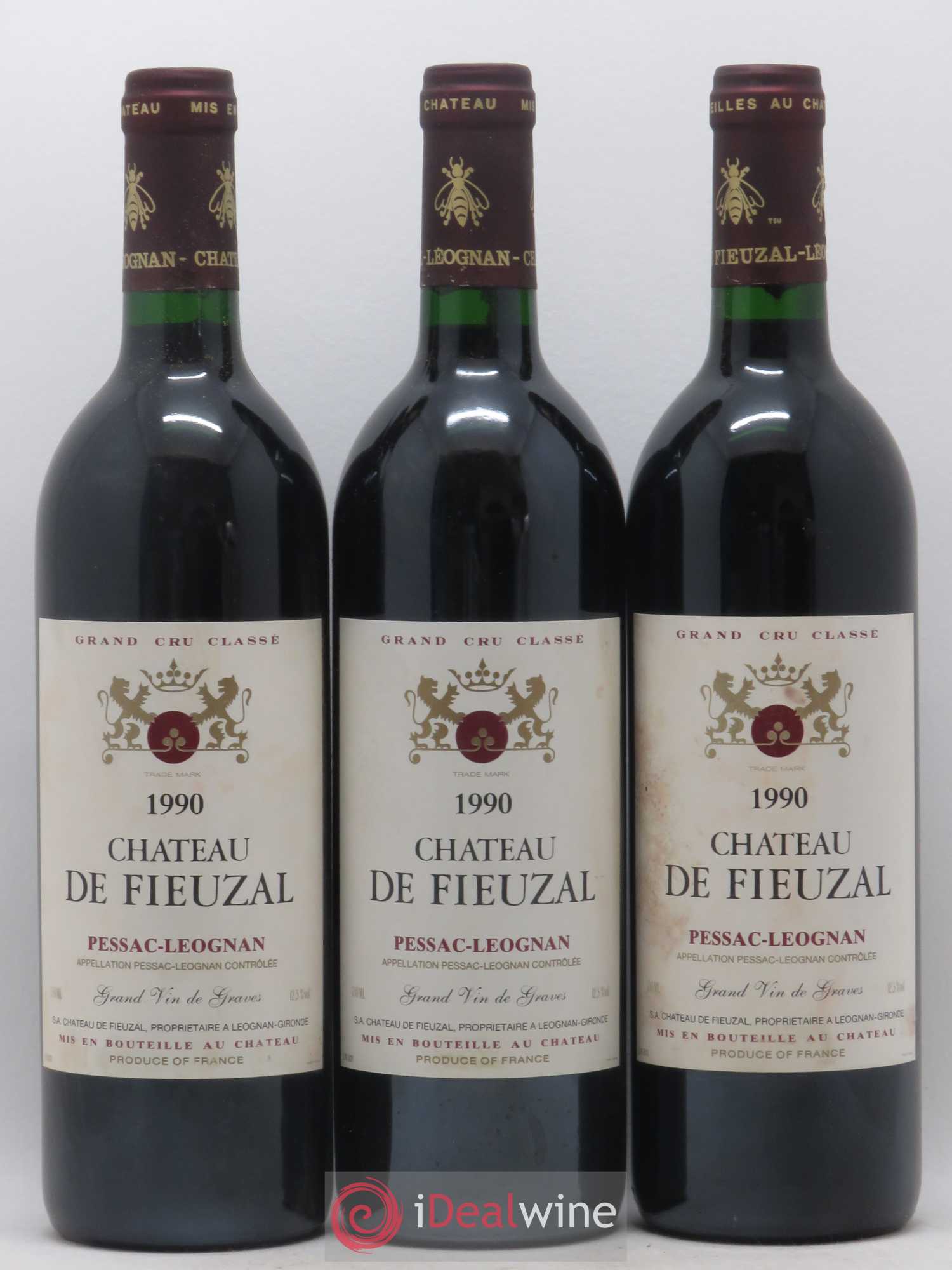 Château de Fieuzal Cru Classé de Graves 1990 - Lot de 12 bouteilles - 3