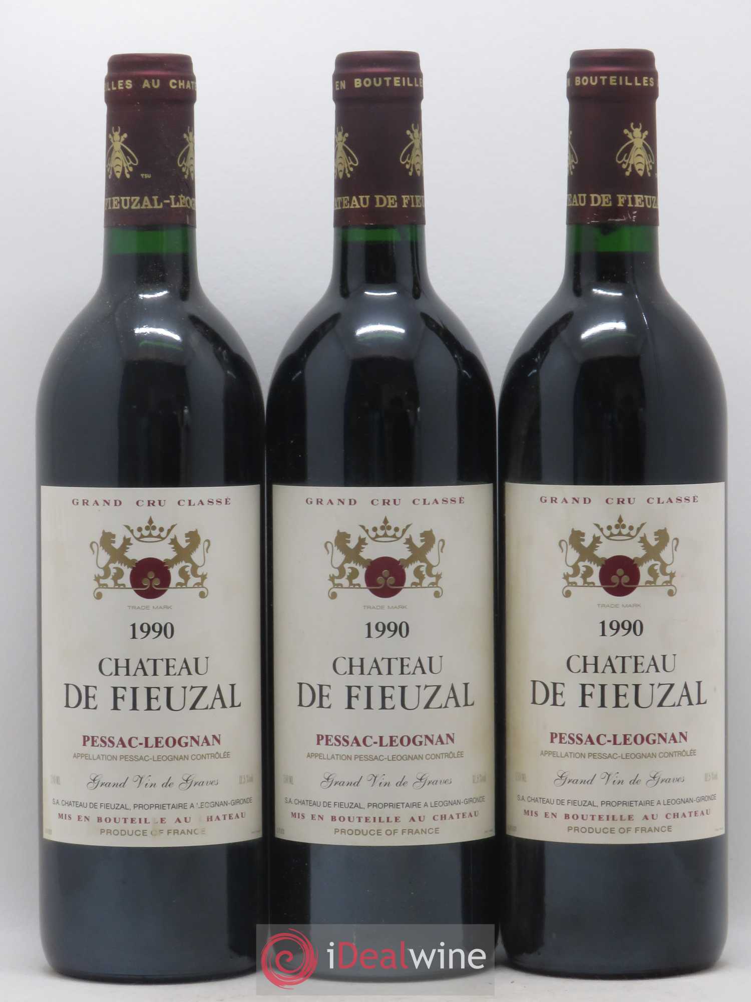Château de Fieuzal Cru Classé de Graves 1990 - Lot de 12 bouteilles - 4