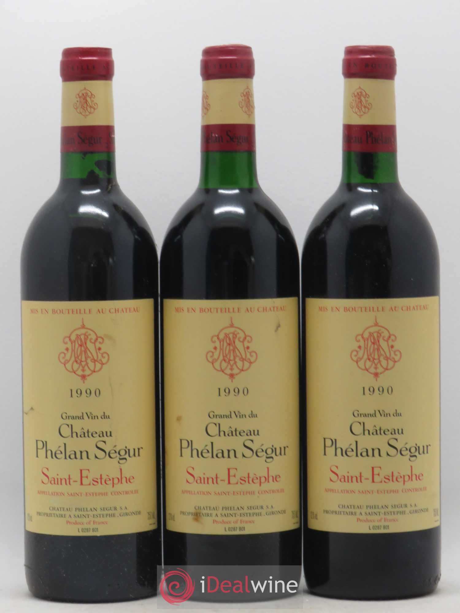 Château Phélan Ségur 1990 - Lot de 12 bouteilles - 4