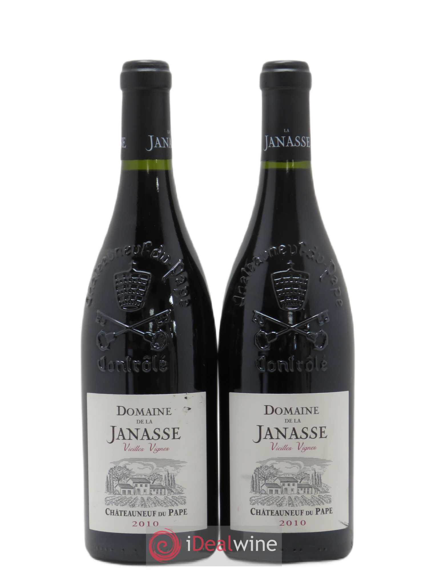 Châteauneuf-du-Pape Cuvée Vieilles Vignes La Janasse (Domaine de) 2010 - Lot de 2 bouteilles - 0