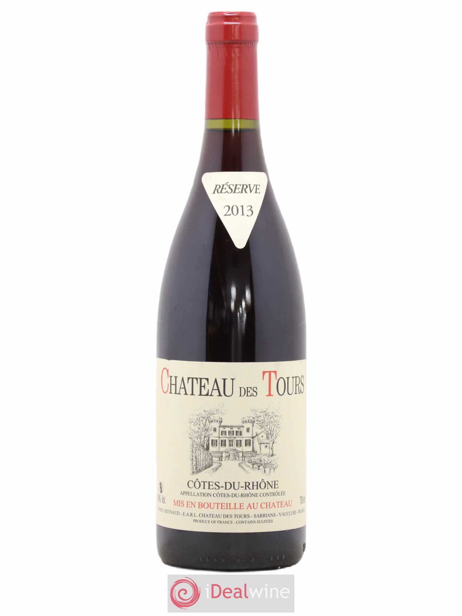 Côtes-du-Rhône Château des Tours Emmanuel Reynaud 2013 - Lot de 1 bouteille - 0