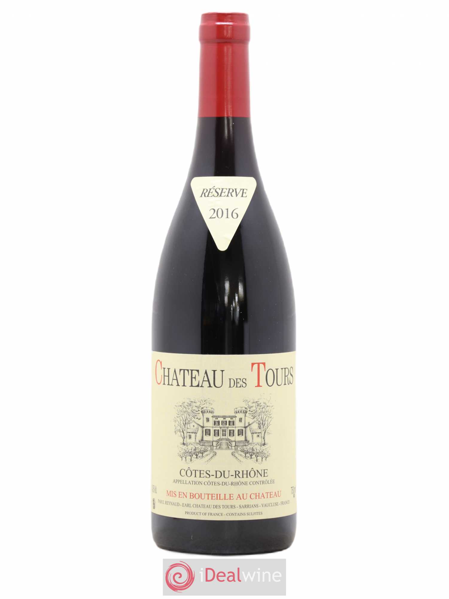 Côtes-du-Rhône Château des Tours Emmanuel Reynaud 2016 - Lot de 1 bouteille - 0
