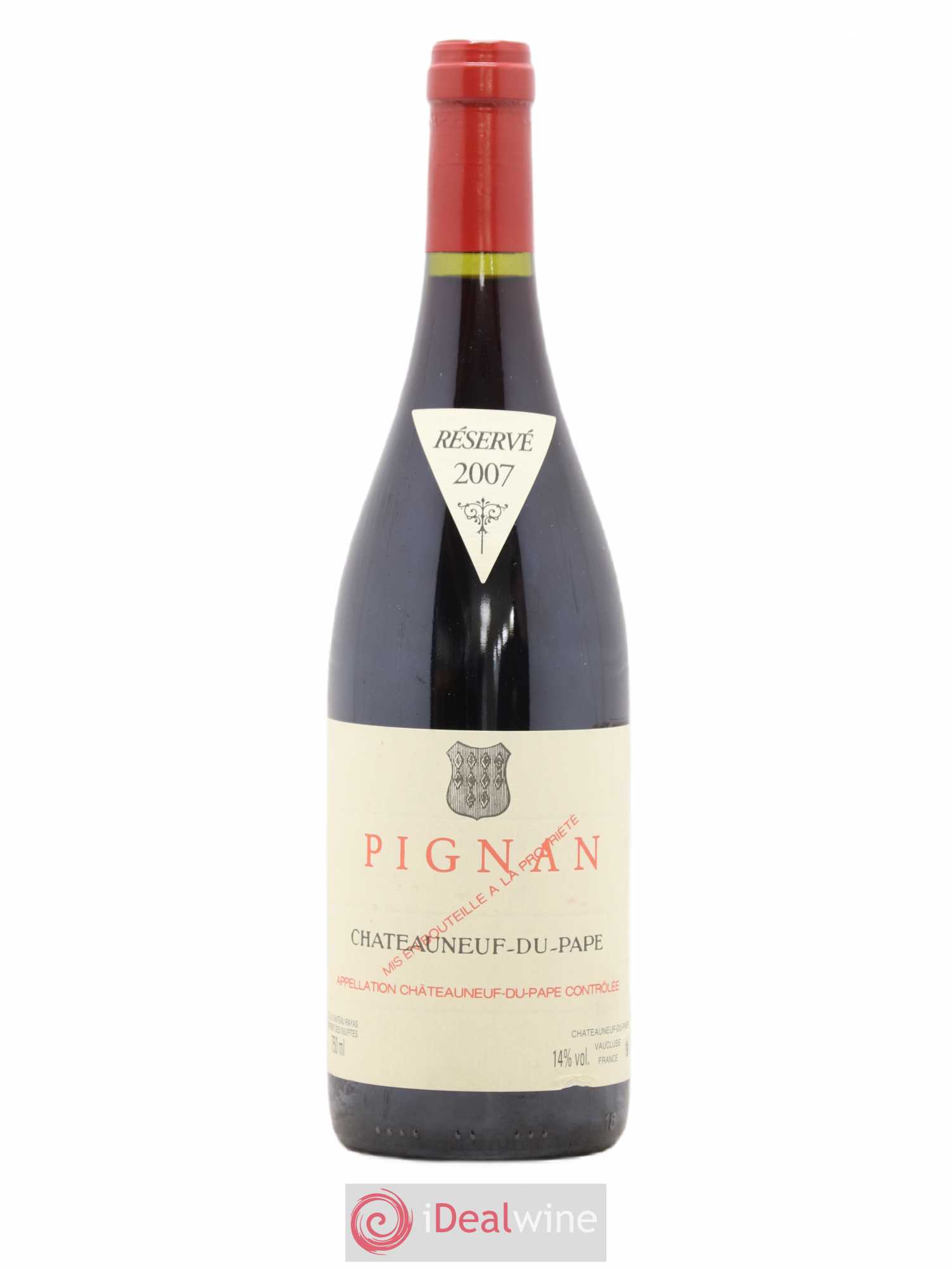 Châteauneuf-du-Pape Pignan Emmanuel Reynaud 2007 - Lot de 1 bouteille - 0