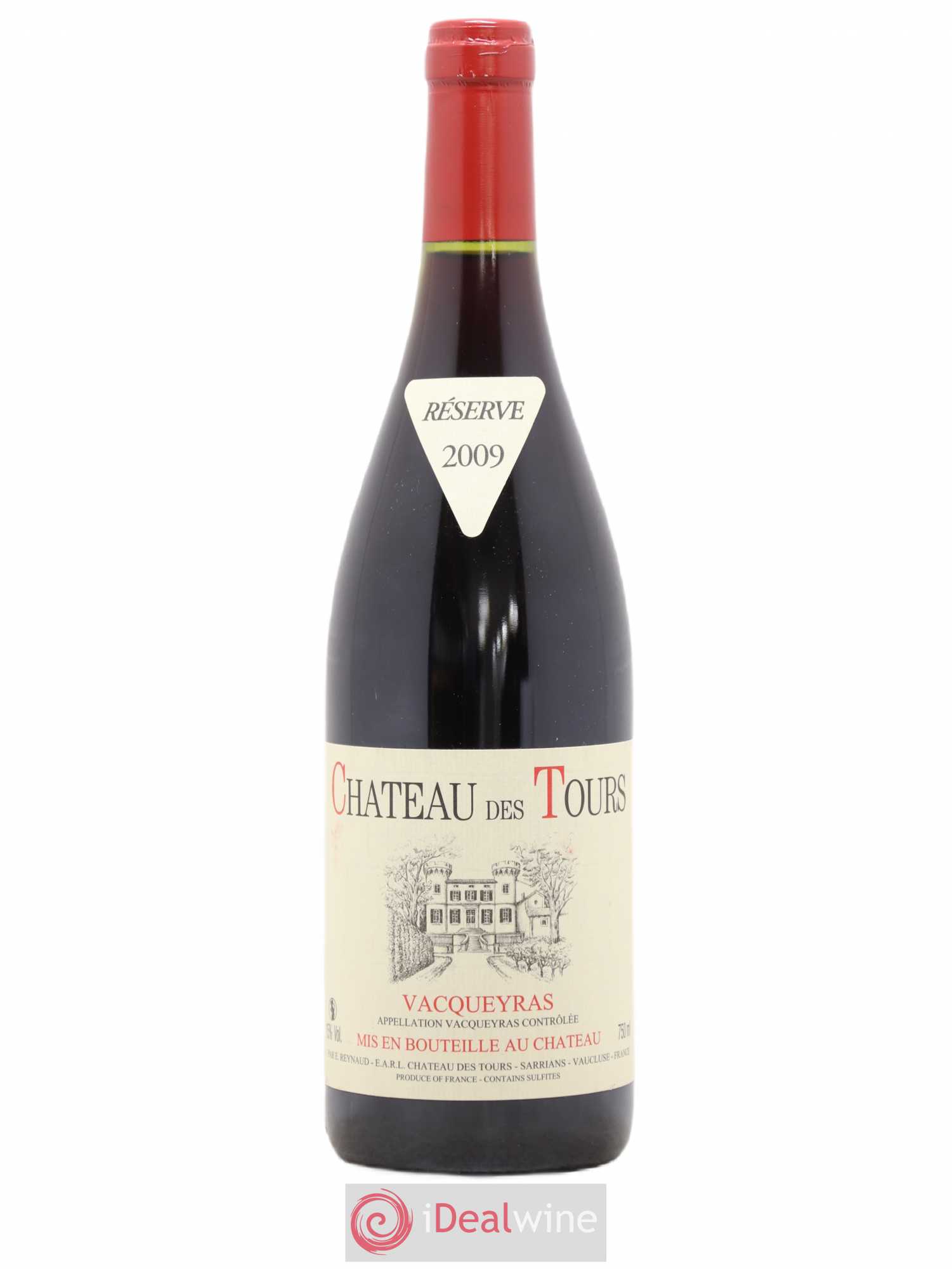 Vacqueyras Château des Tours Emmanuel Reynaud 2009 - Lot de 1 bouteille - 0