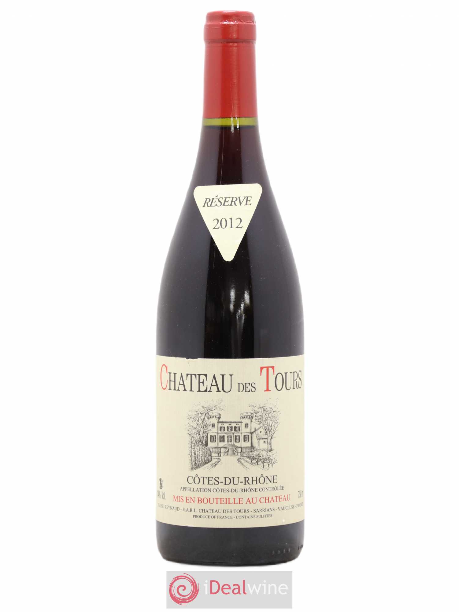 Côtes-du-Rhône Château des Tours Emmanuel Reynaud 2012 - Lot de 1 bouteille - 0