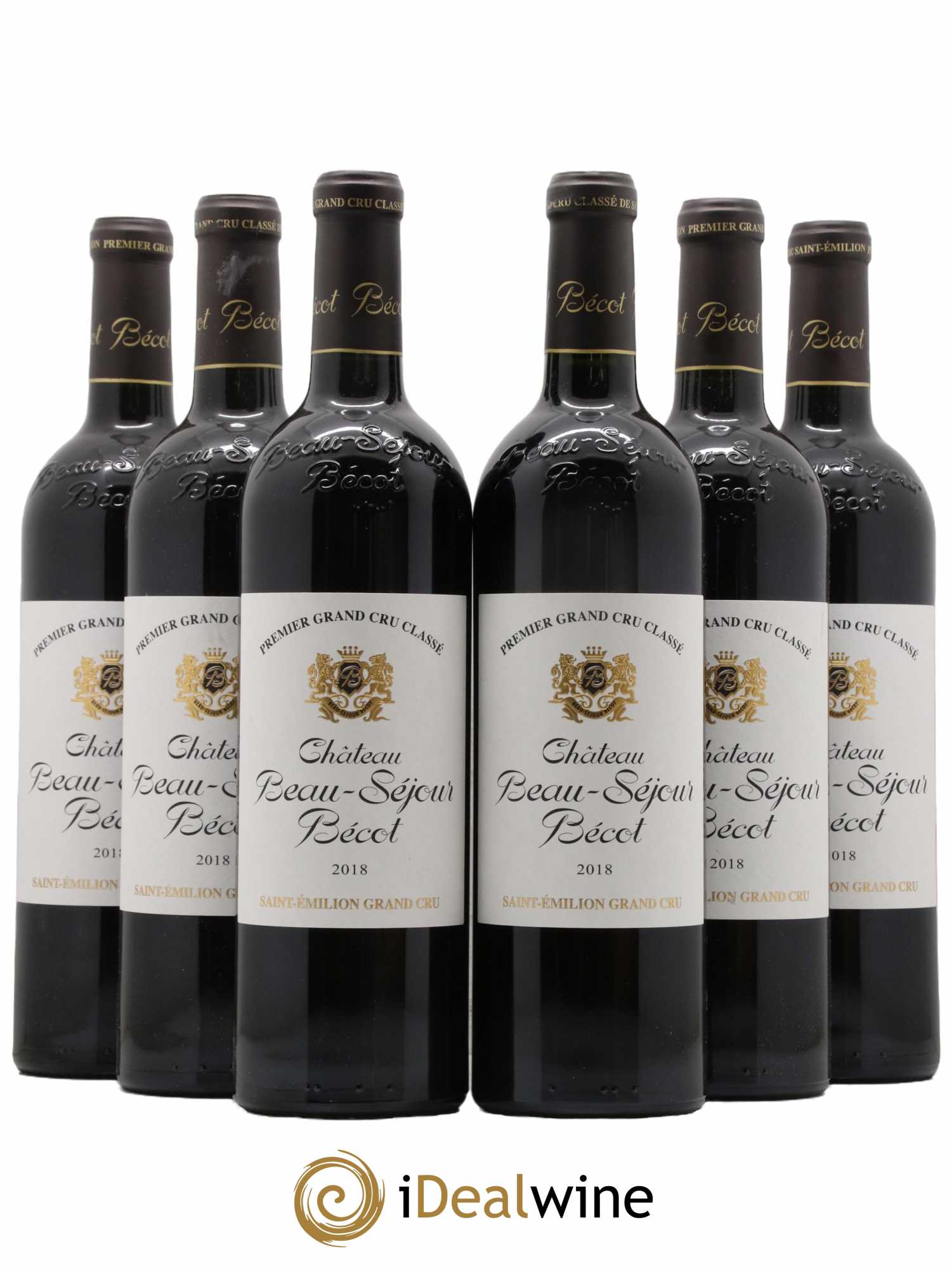 Château Beau-Séjour Bécot 1er Grand Cru Classé B 2018 - Lot de 6 bouteilles - 0