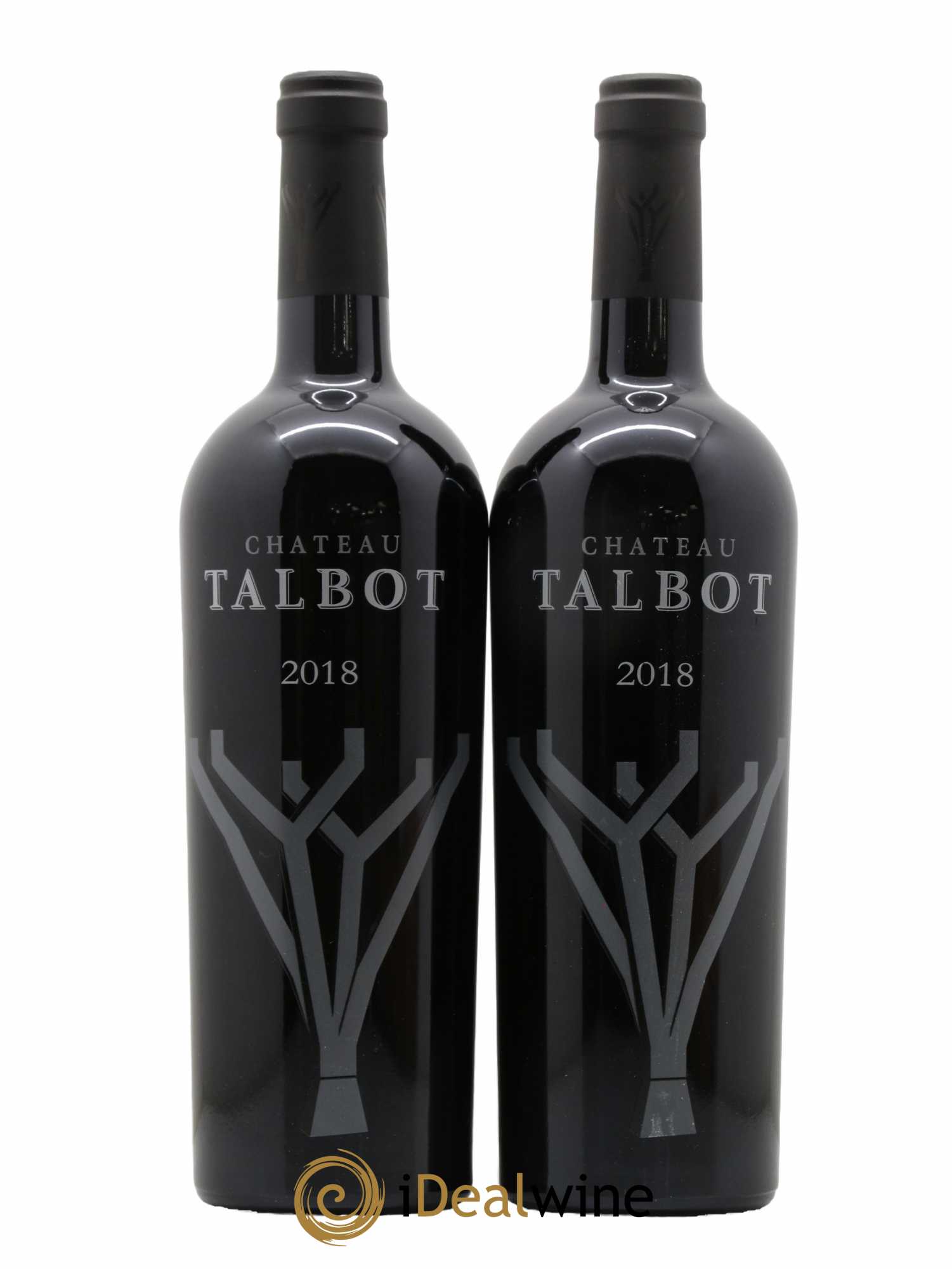 Château Talbot 4ème Grand Cru Classé 2018 - Lot de 2 bouteilles - 0
