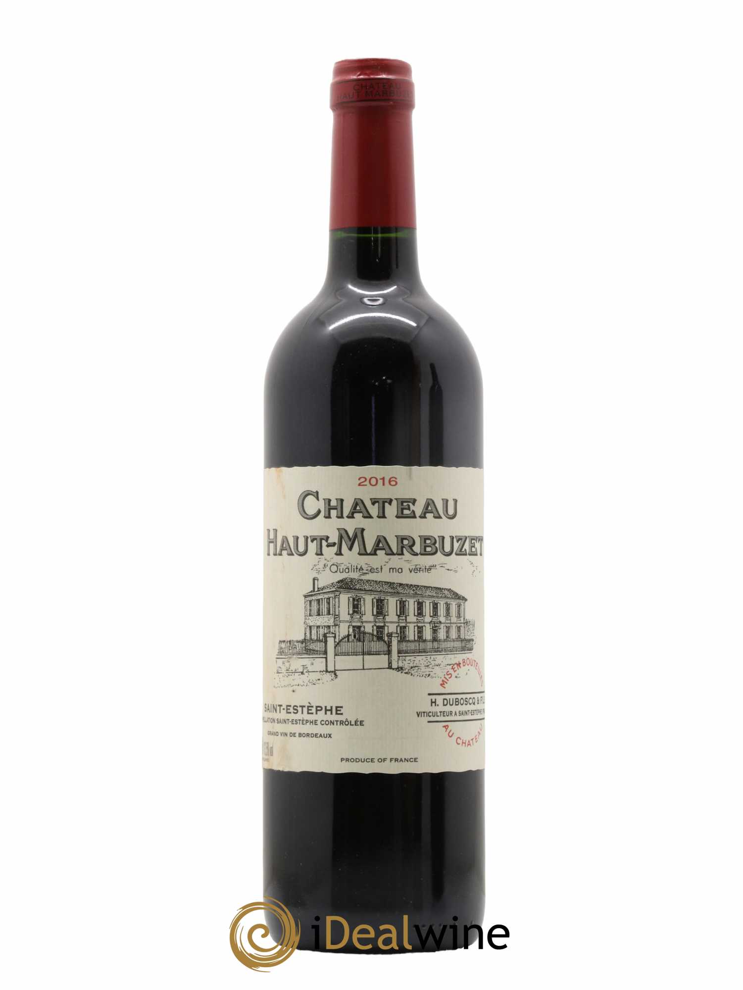Château Haut Marbuzet 2016 - Lot de 1 bouteille - 0
