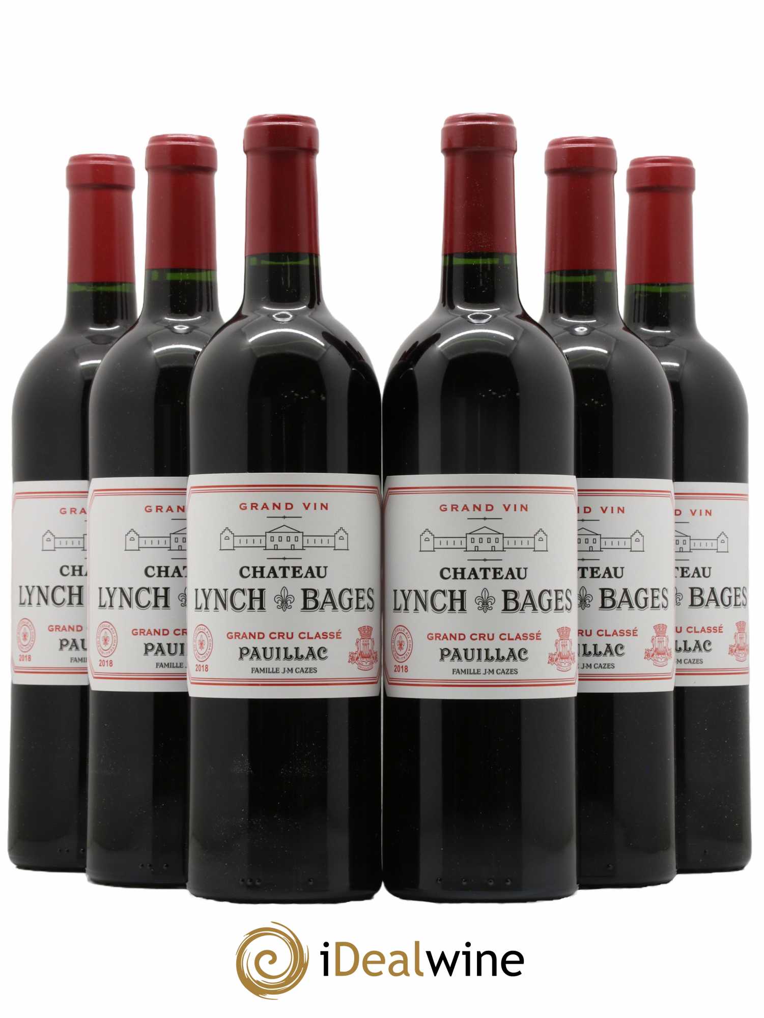 Château Lynch Bages 5ème Grand Cru Classé 2018 - Lot de 6 bouteilles - 0