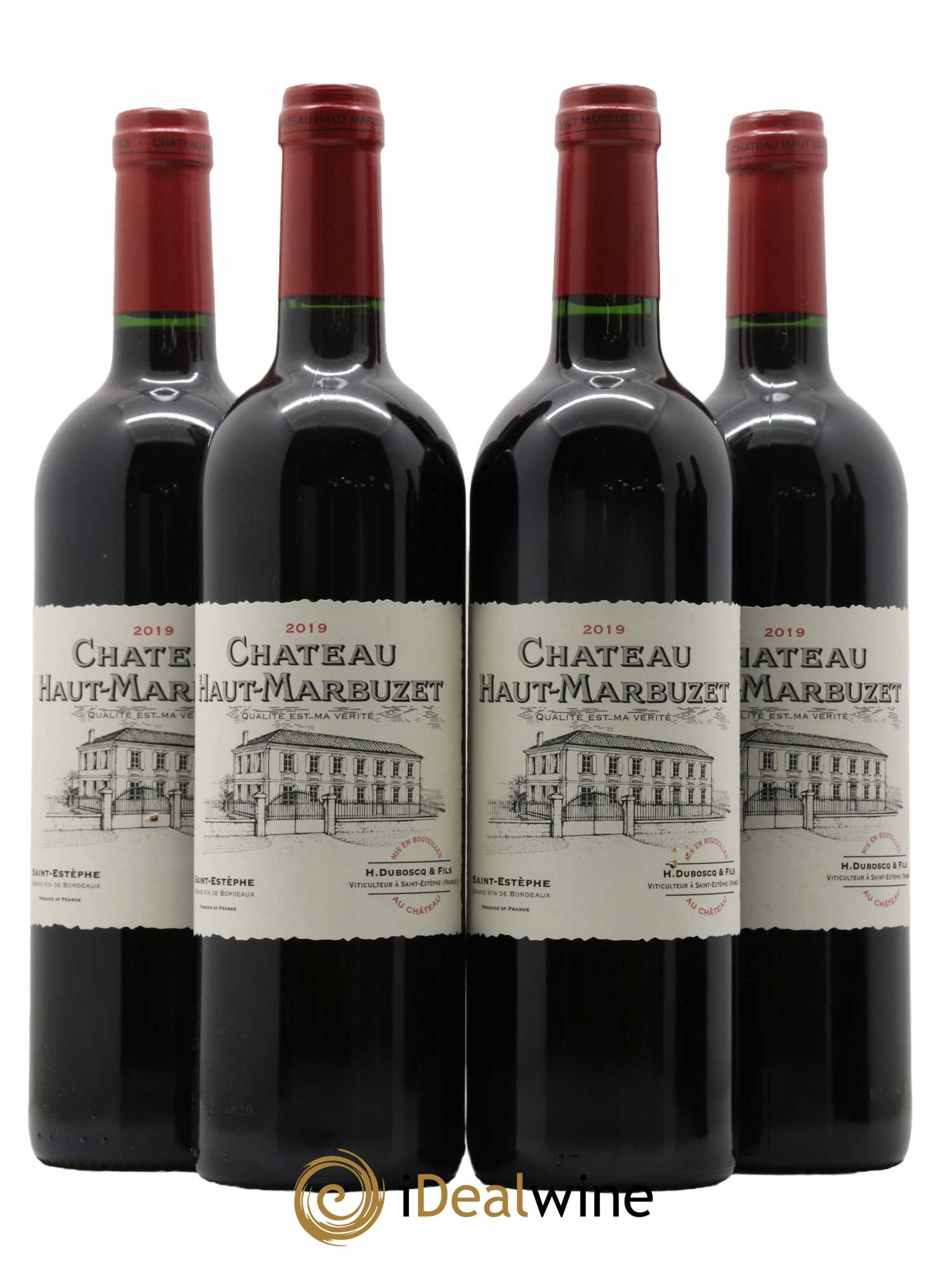 Château Haut Marbuzet 2019 - Lot de 4 bouteilles - 0
