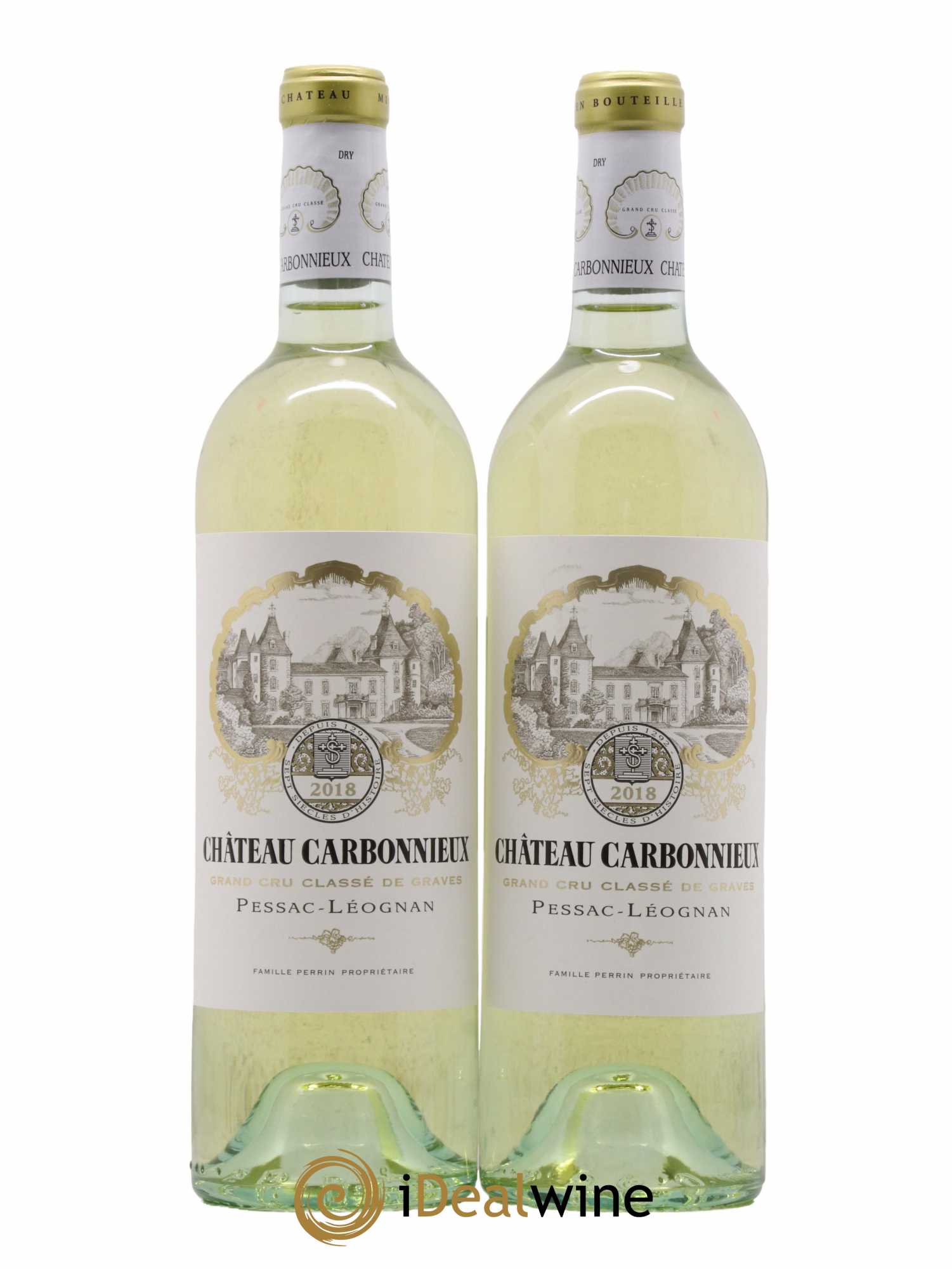 Château Carbonnieux Cru Classé de Graves 2018 - Lot de 2 bouteilles - 0