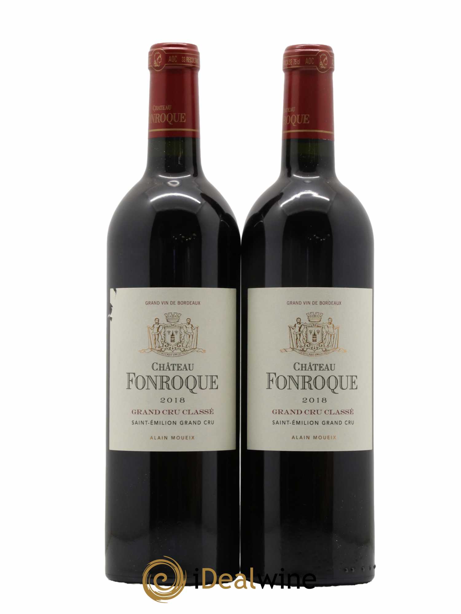 Château Fonroque Grand Cru Classé 2018 - Lot de 2 bouteilles - 0