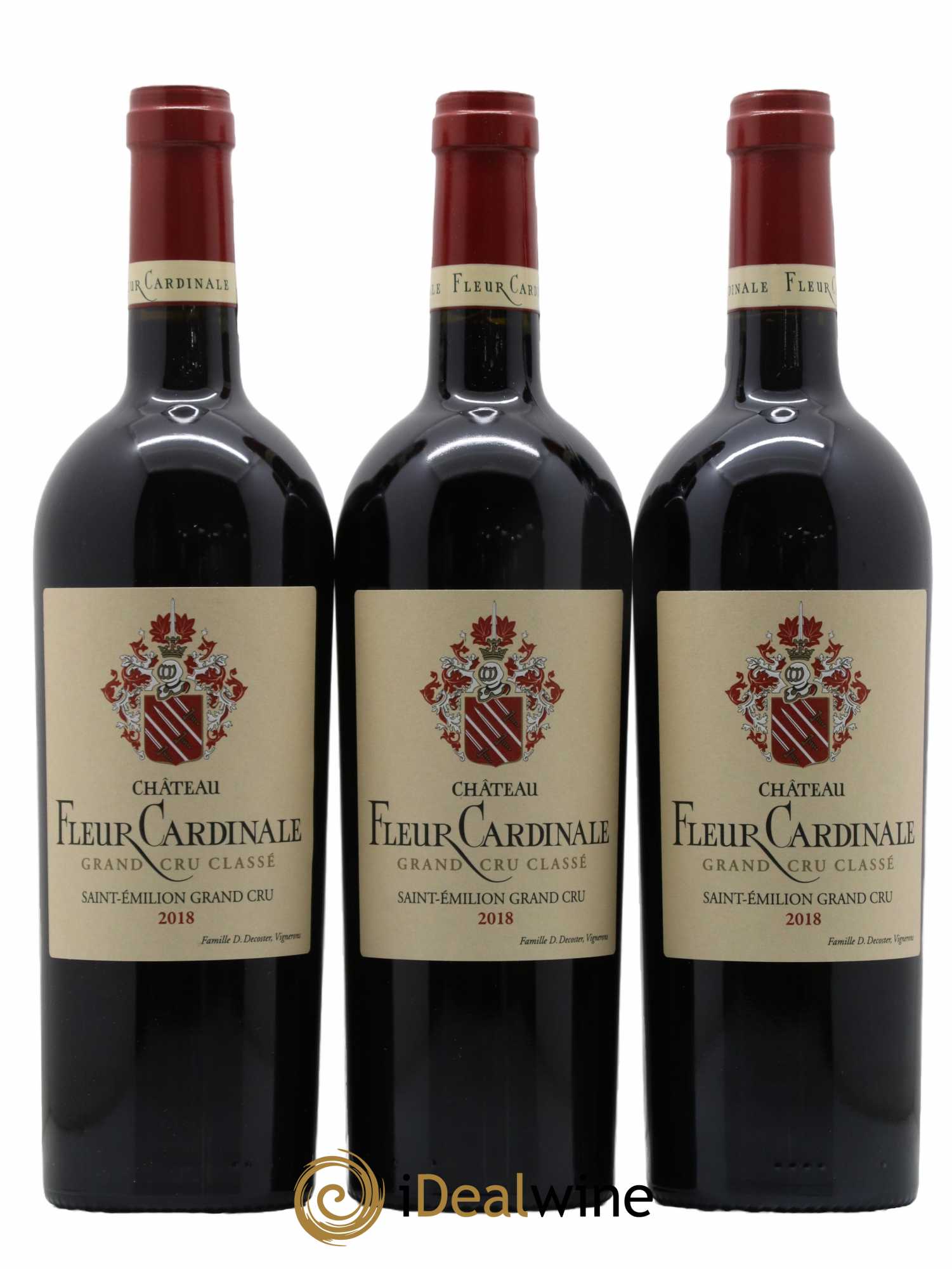 Château Fleur Cardinale Grand Cru Classé 2018 - Lot de 3 bouteilles - 0