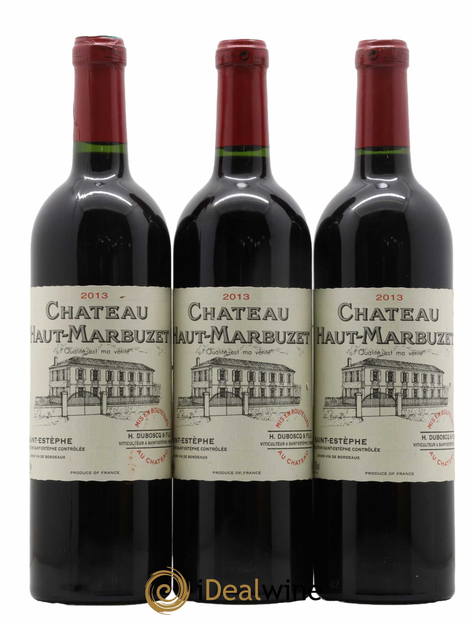 Château Haut Marbuzet 2013 - Lot de 3 bouteilles - 0