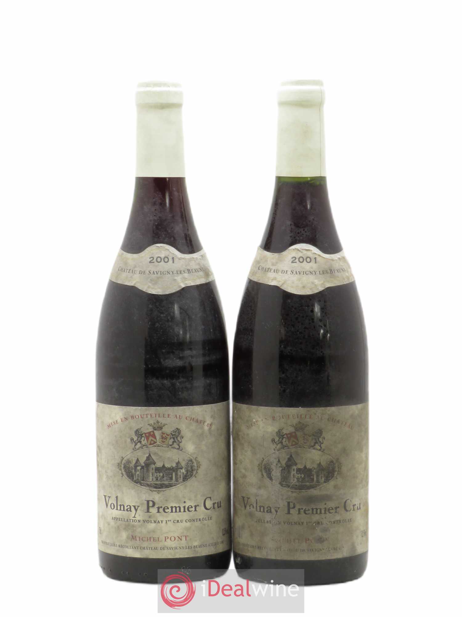 Volnay 1er Cru Domaine Pont (sans prix de réserve) 2001 - Posten von 2 Flaschen - 0