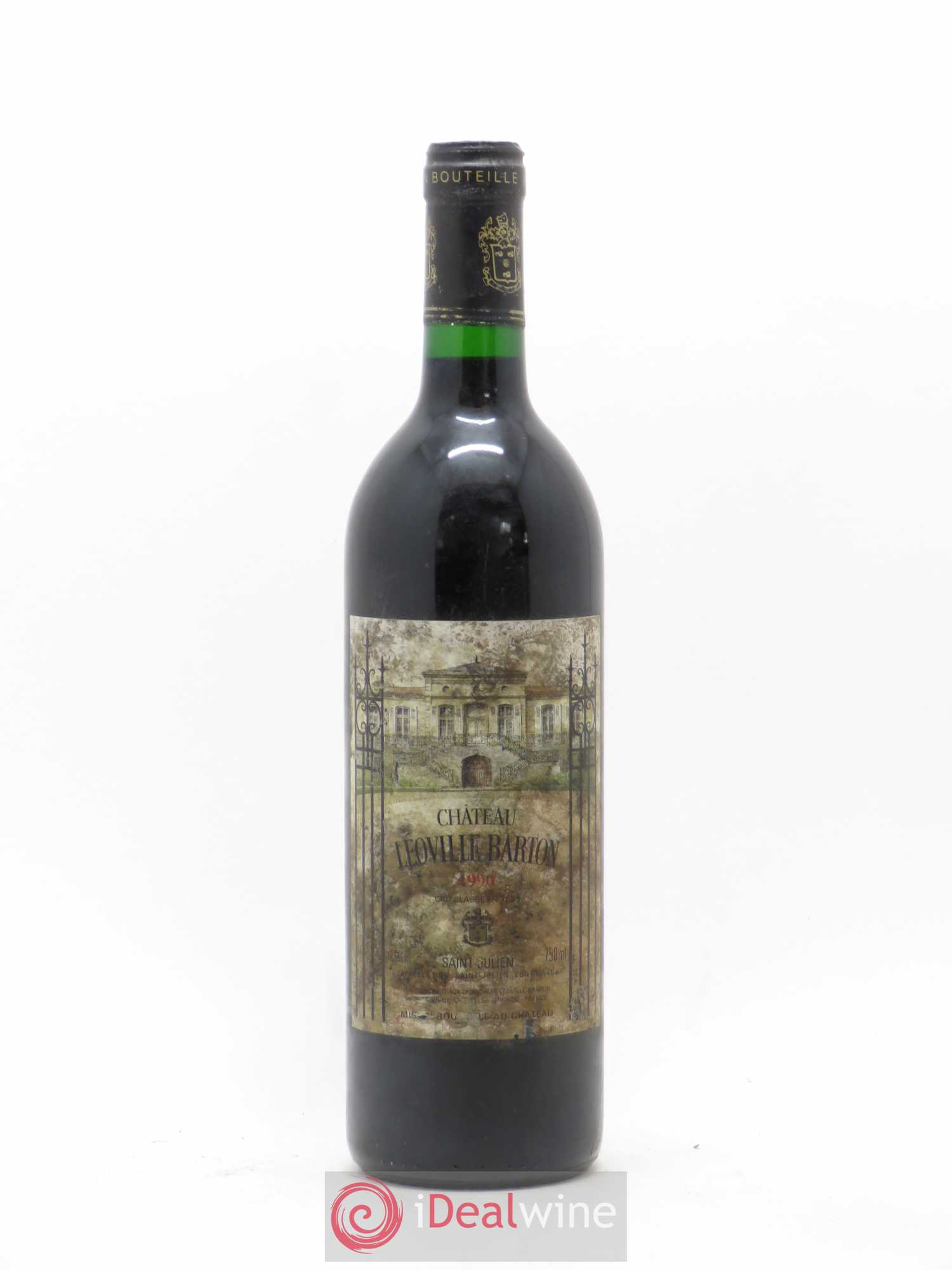 Château Léoville Barton 2ème Grand Cru Classé 1990 - Lot de 1 bouteille - 0