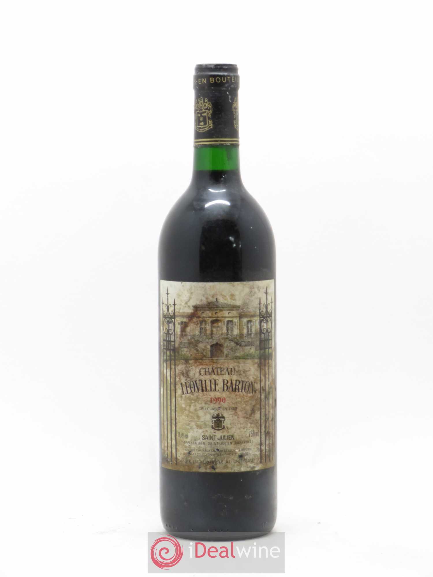 Château Léoville Barton 2ème Grand Cru Classé 1990 - Lot de 1 bouteille - 0
