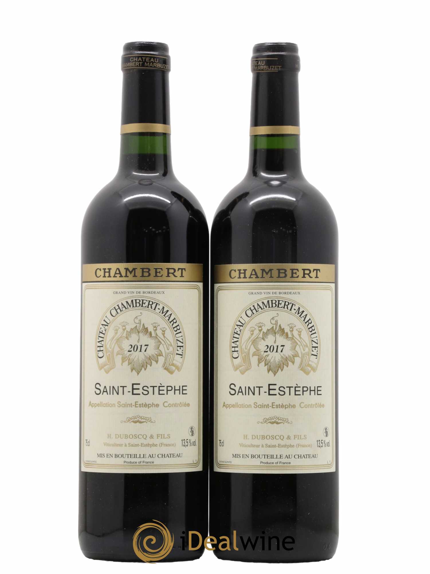 Château Chambert-Marbuzet Cru Bourgeois 2017 - Lot de 2 bouteilles - 0