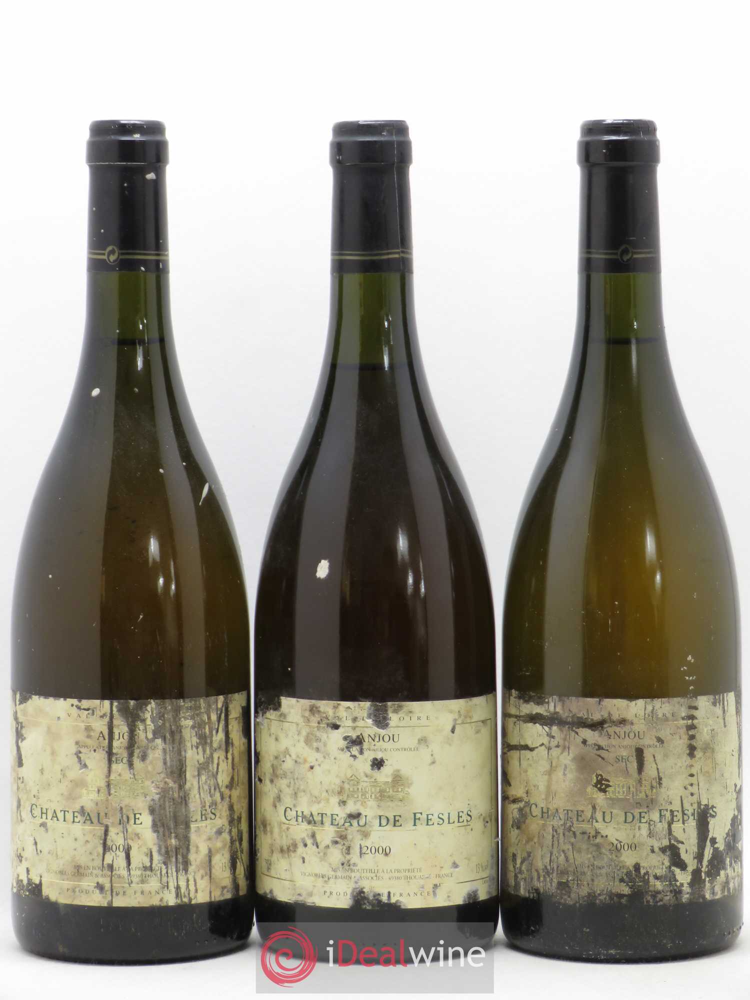 Anjou Château de Fesles Sec 2000 - Posten von 3 Flaschen - 0