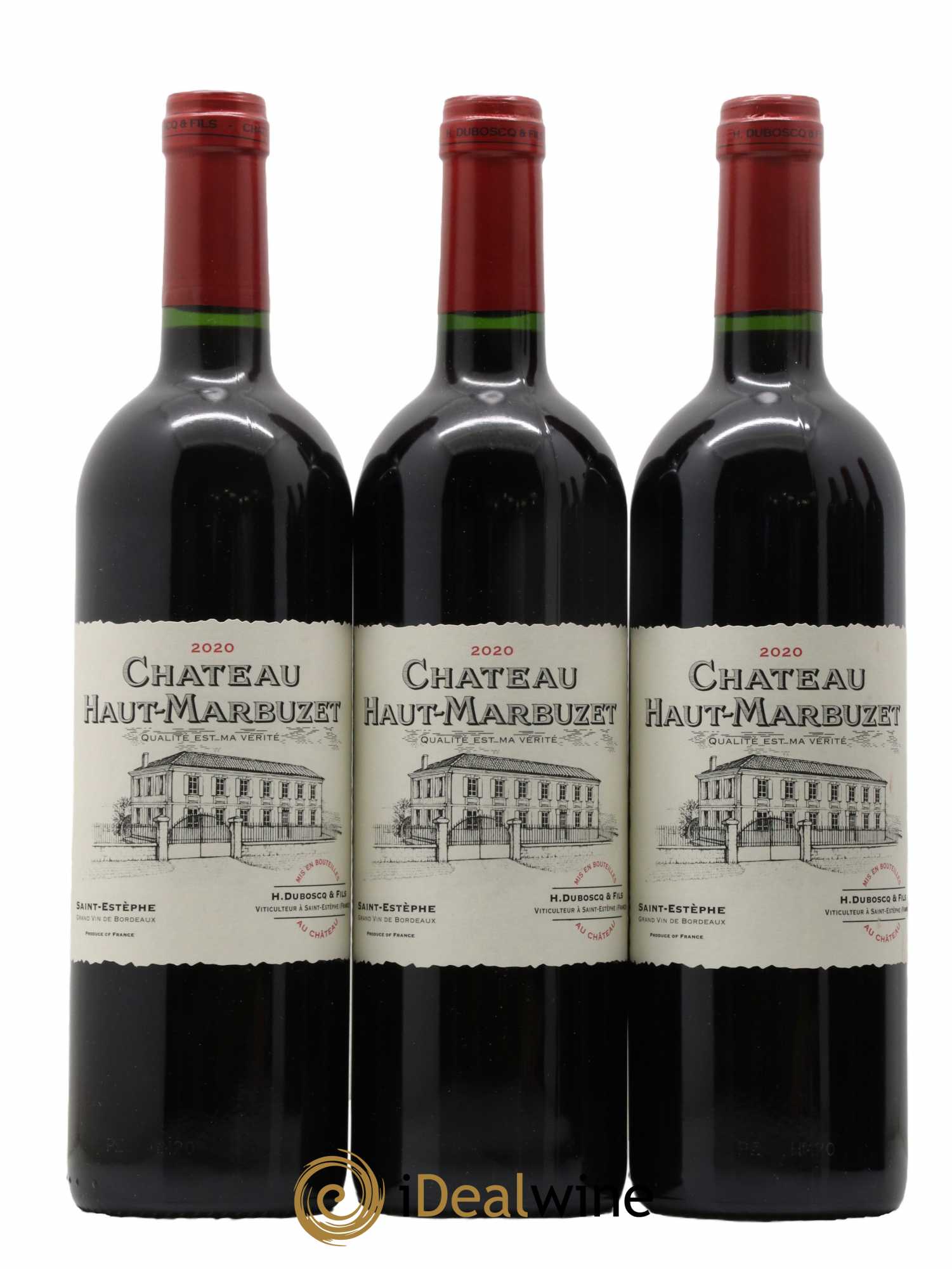 Château Haut Marbuzet 2020 - Lot de 6 bouteilles - 1