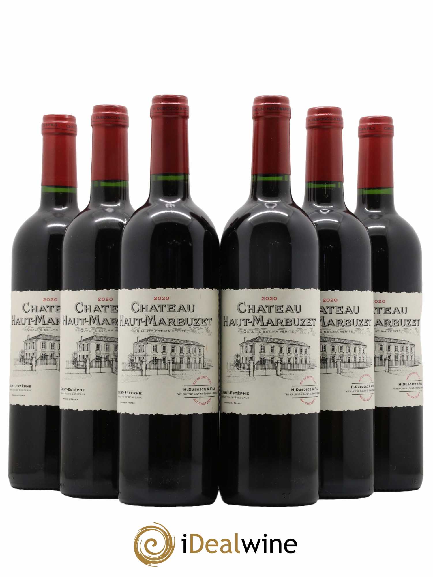 Château Haut Marbuzet 2020 - Lot de 6 bouteilles - 0