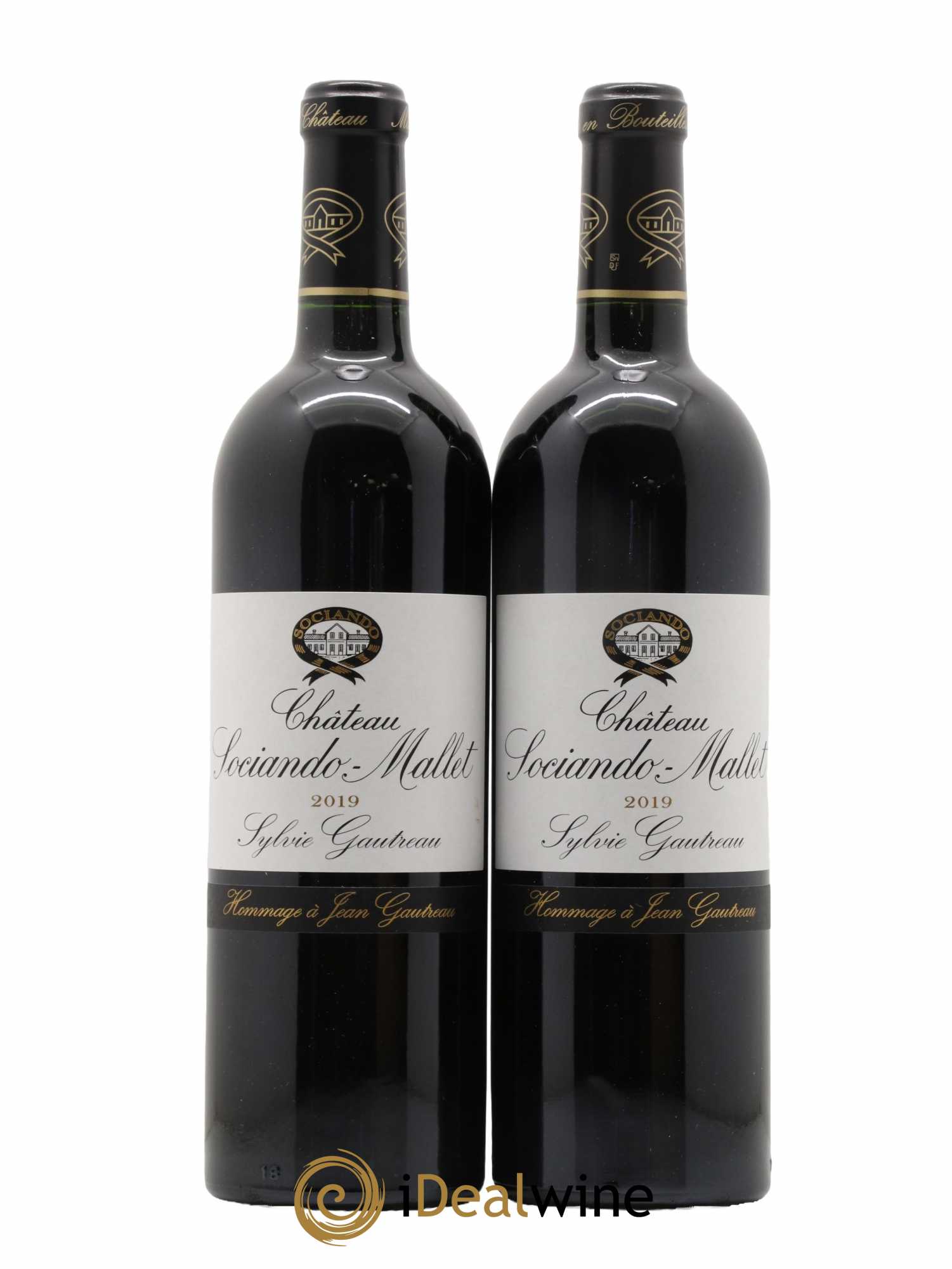 Château Sociando Mallet 2019 - Lot de 2 bouteilles - 0