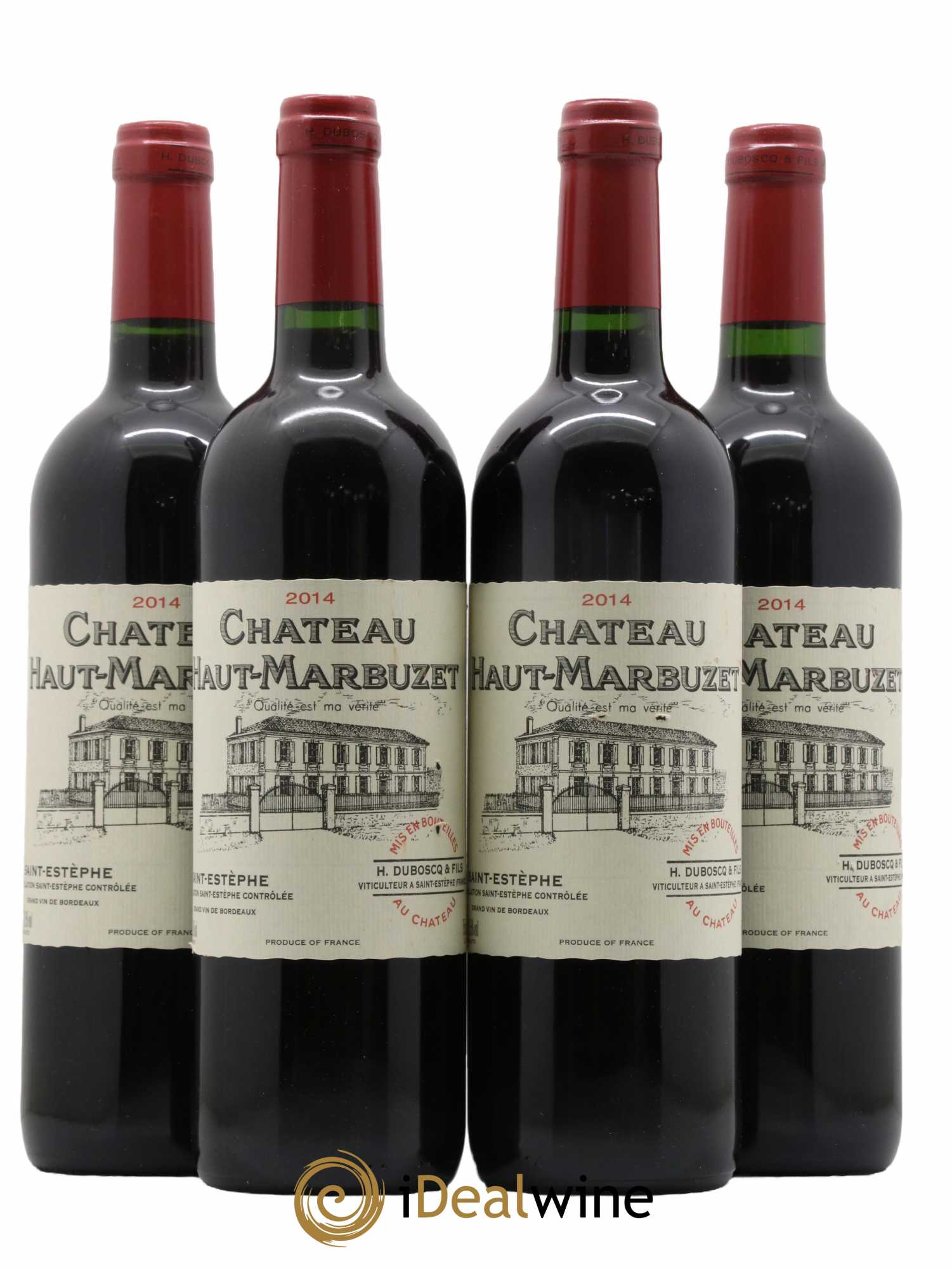 Château Haut Marbuzet 2014 - Lot de 4 bouteilles - 0