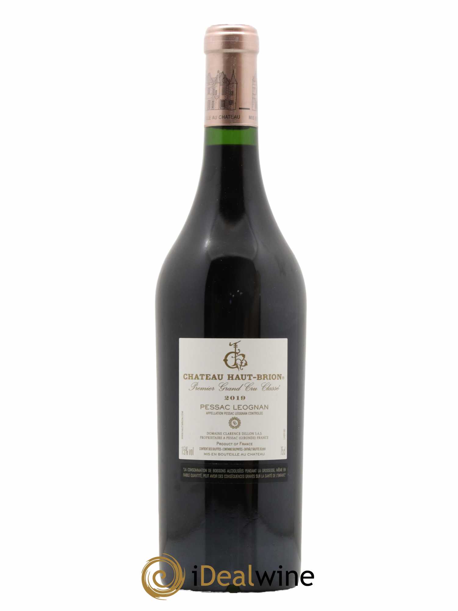 Château Haut Brion 1er Grand Cru Classé 2019 - Lot de 1 bouteille - 1