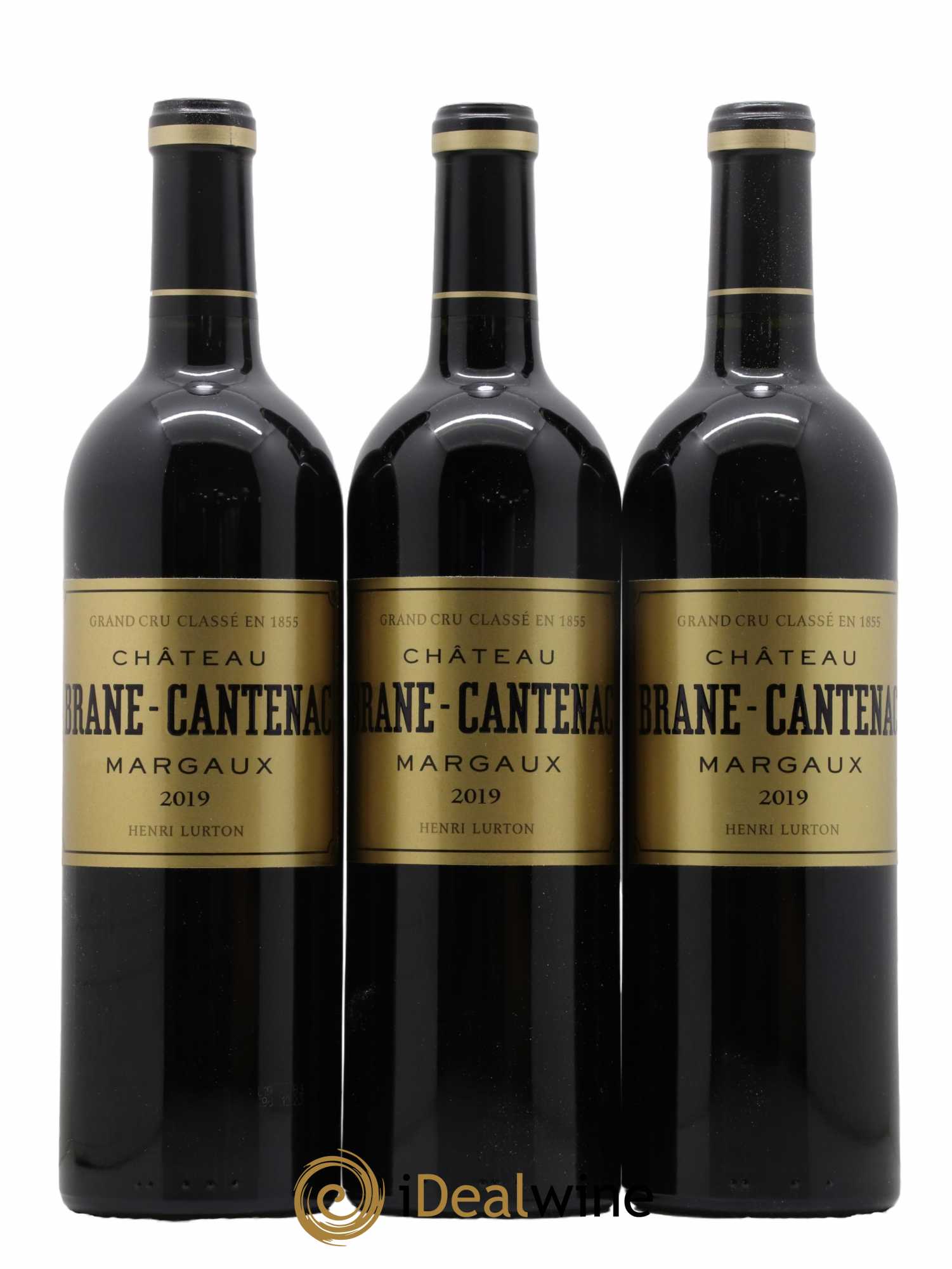 Château Brane Cantenac 2ème Grand Cru Classé 2019 - Lot de 3 bouteilles - 0