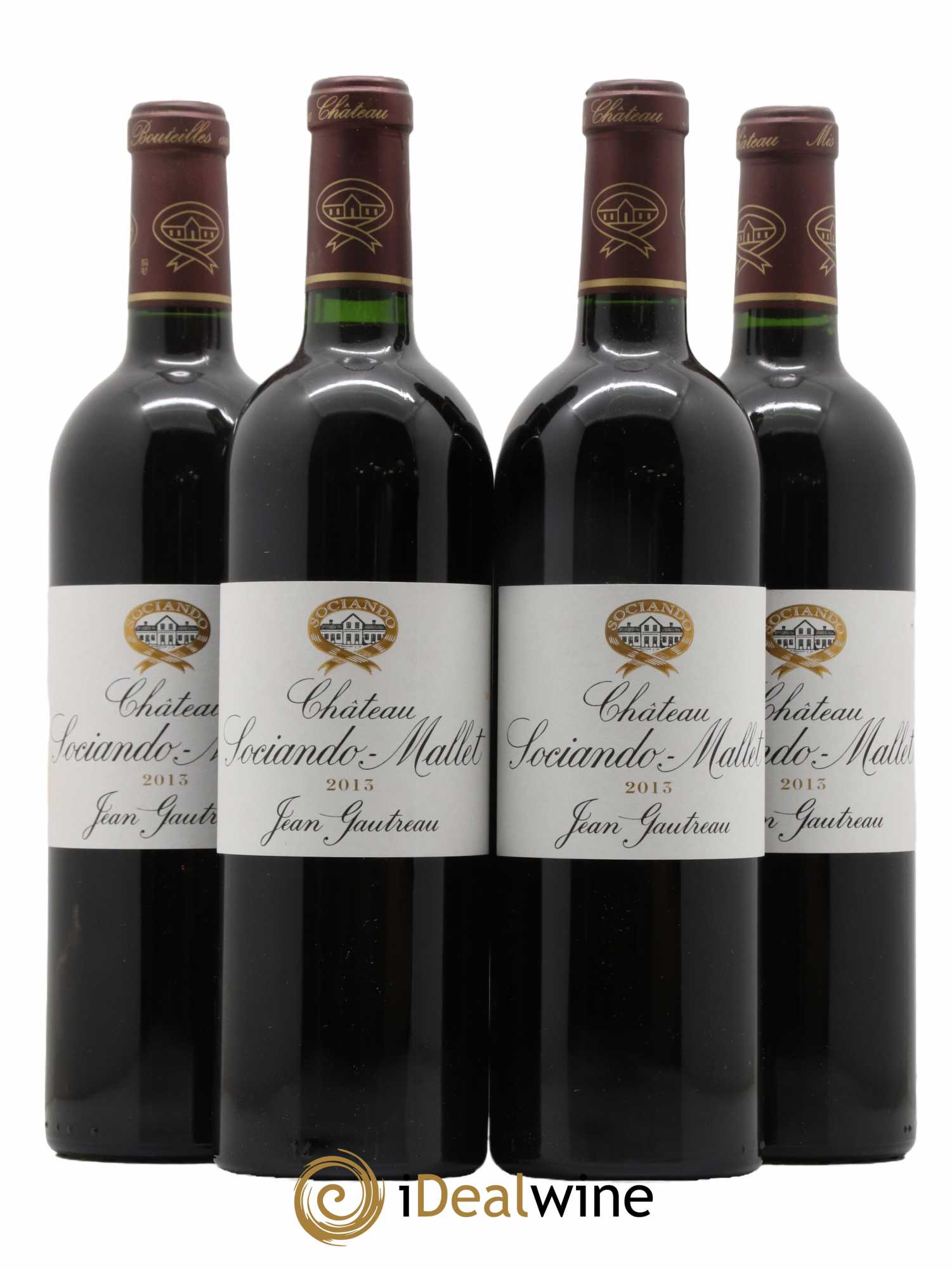 Château Sociando Mallet 2013 - Lot de 4 bouteilles - 0
