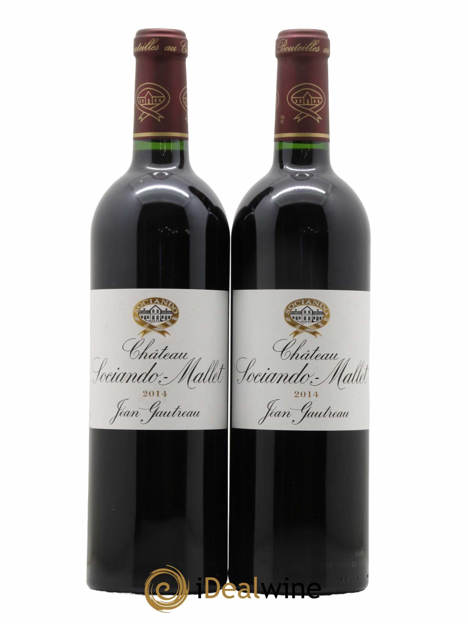 Château Sociando Mallet 2014 - Lot de 2 bouteilles - 0