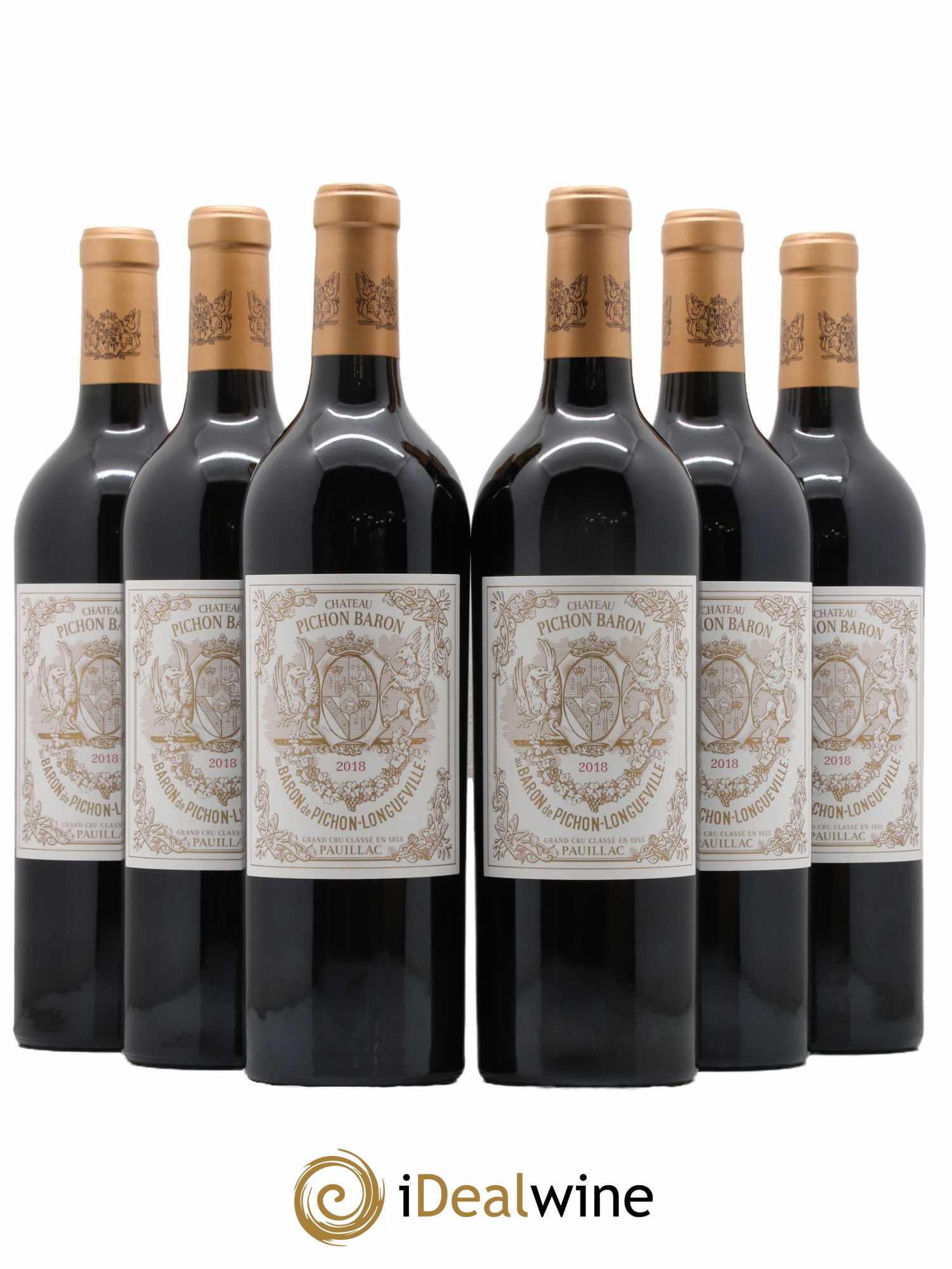Pichon Longueville Baron 2ème Grand Cru Classé 2018 - Lot de 6 bouteilles - 0