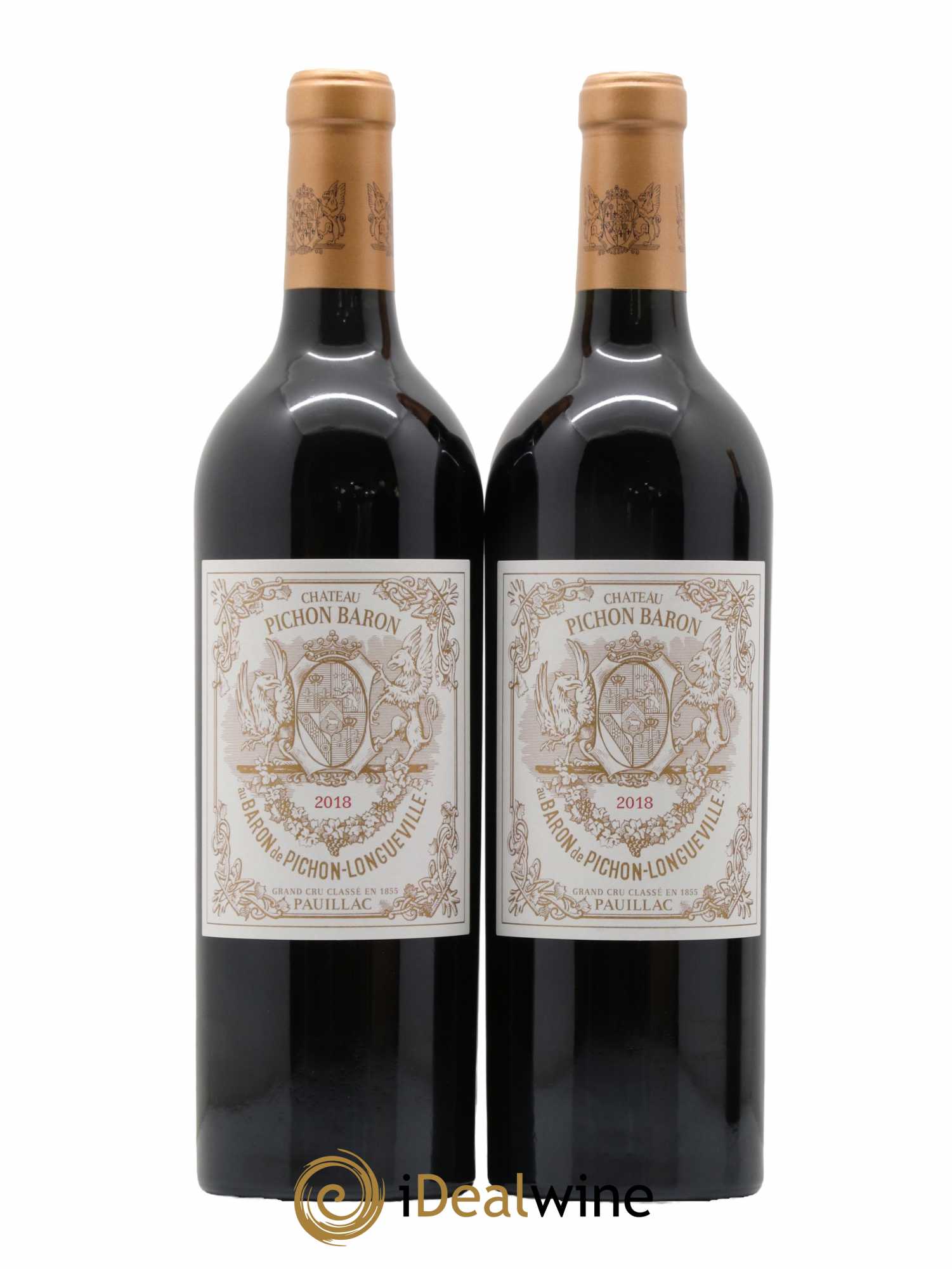 Pichon Longueville Baron 2ème Grand Cru Classé 2018 - Lot de 2 bouteilles - 0