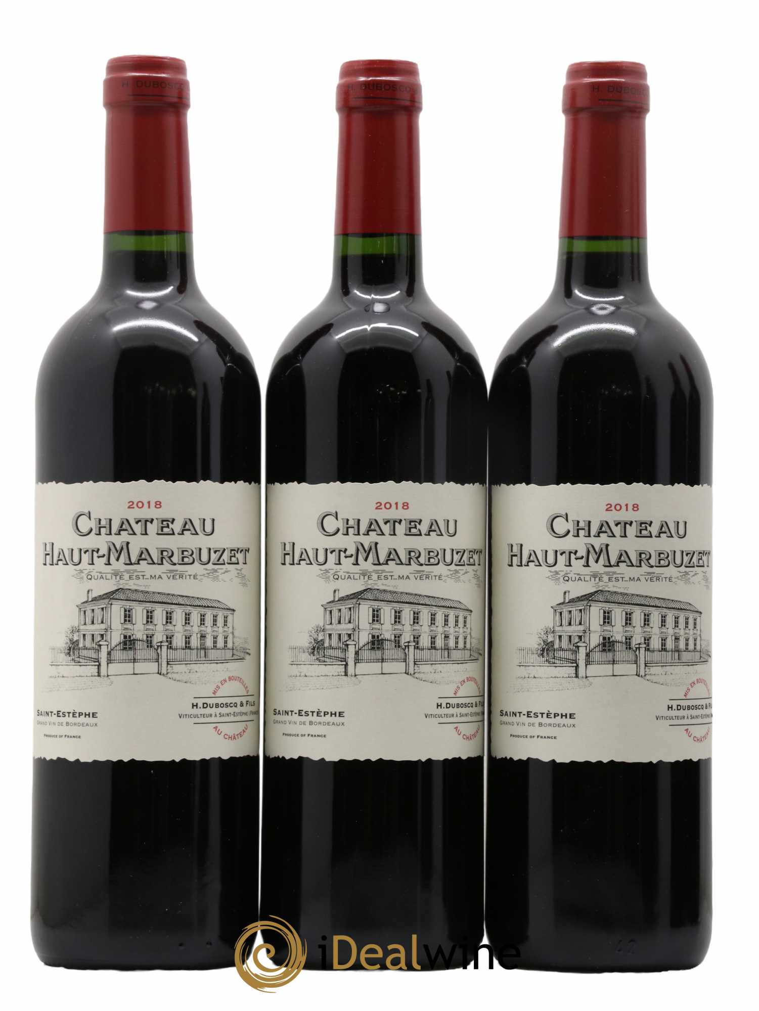 Château Haut Marbuzet 2018 - Lot de 6 bouteilles - 1