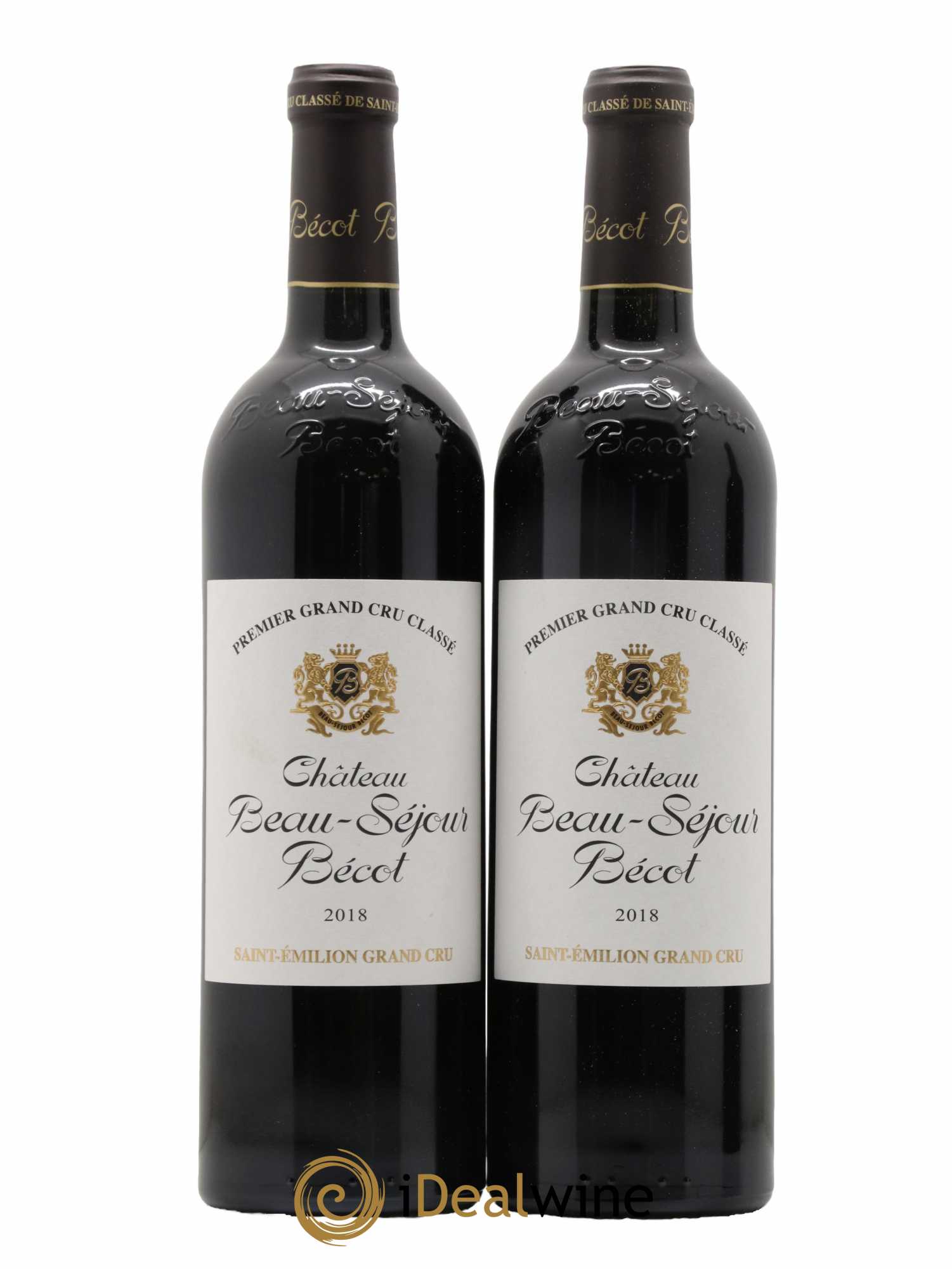 Château Beau-Séjour Bécot 1er Grand Cru Classé B 2018 - Lot of 2 bottles - 0