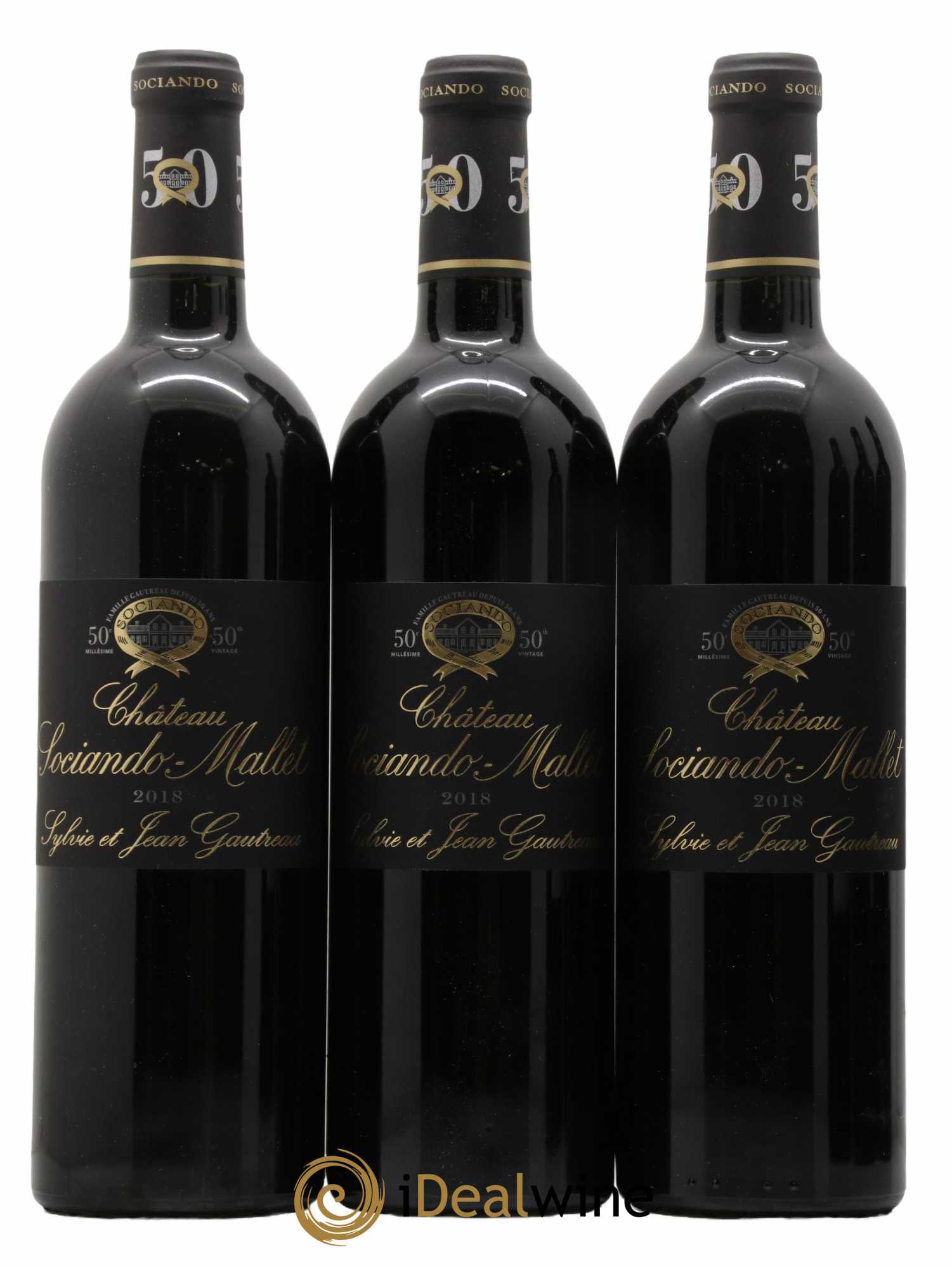 Château Sociando Mallet 2018 - Lot de 6 bouteilles - 1