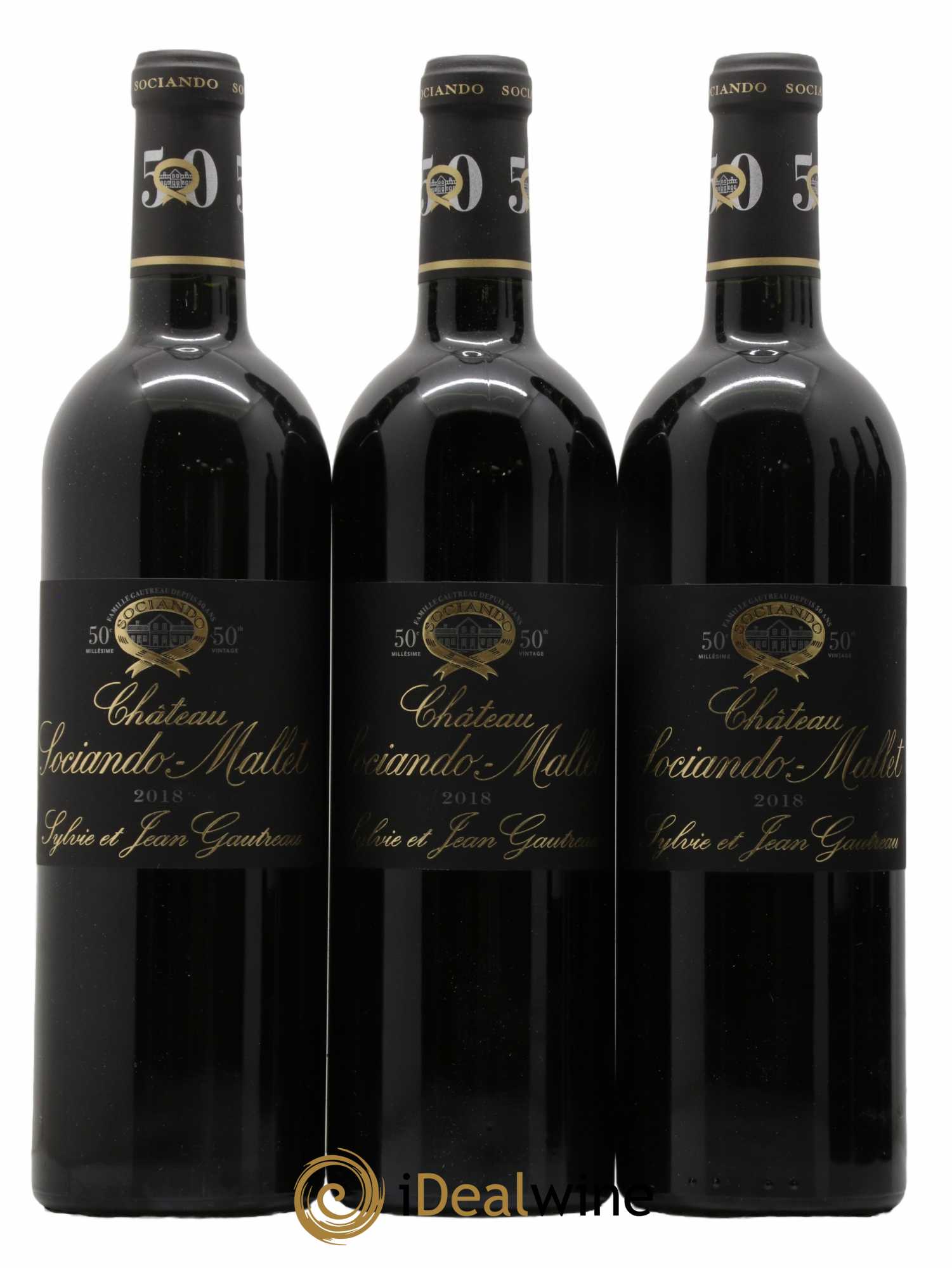 Château Sociando Mallet 2018 - Lot de 6 bouteilles - 2